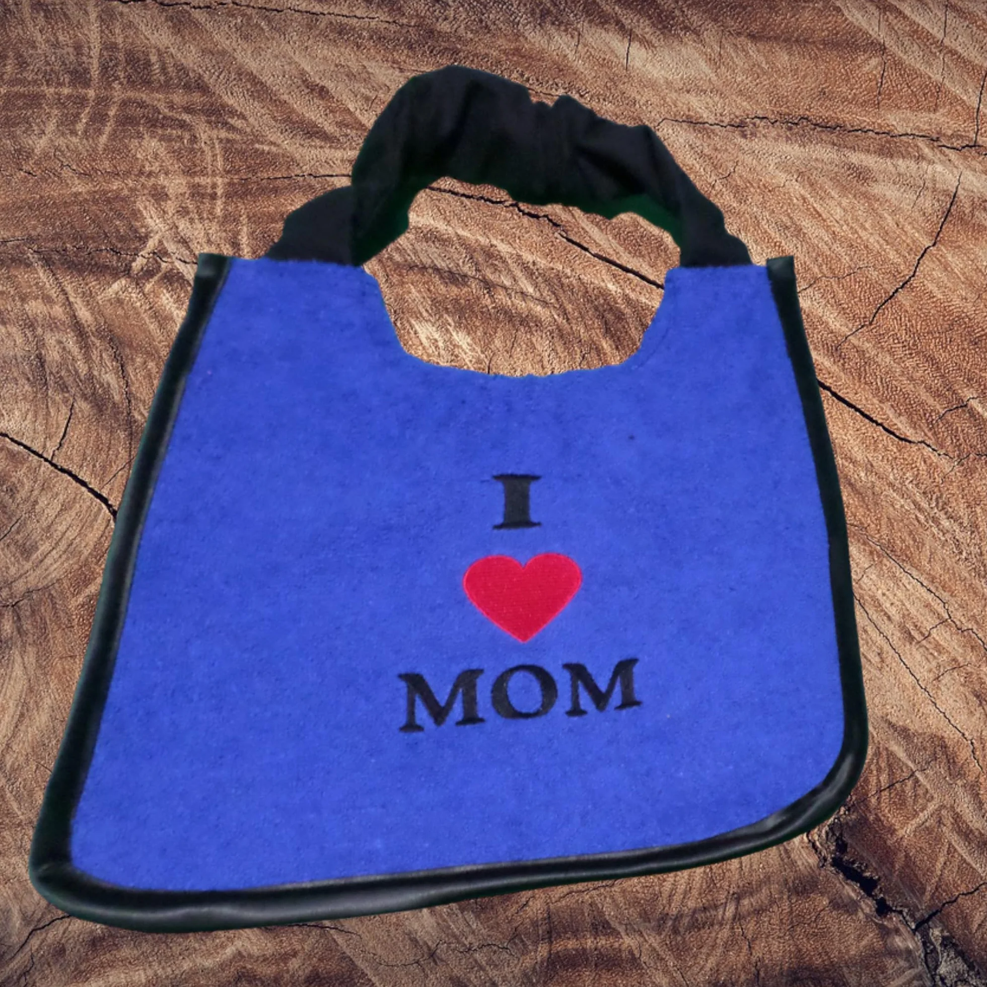 Pettorina personalizzata per cani che sbavano I Love Mom impermeabile regolabile Terranova San Bernardo