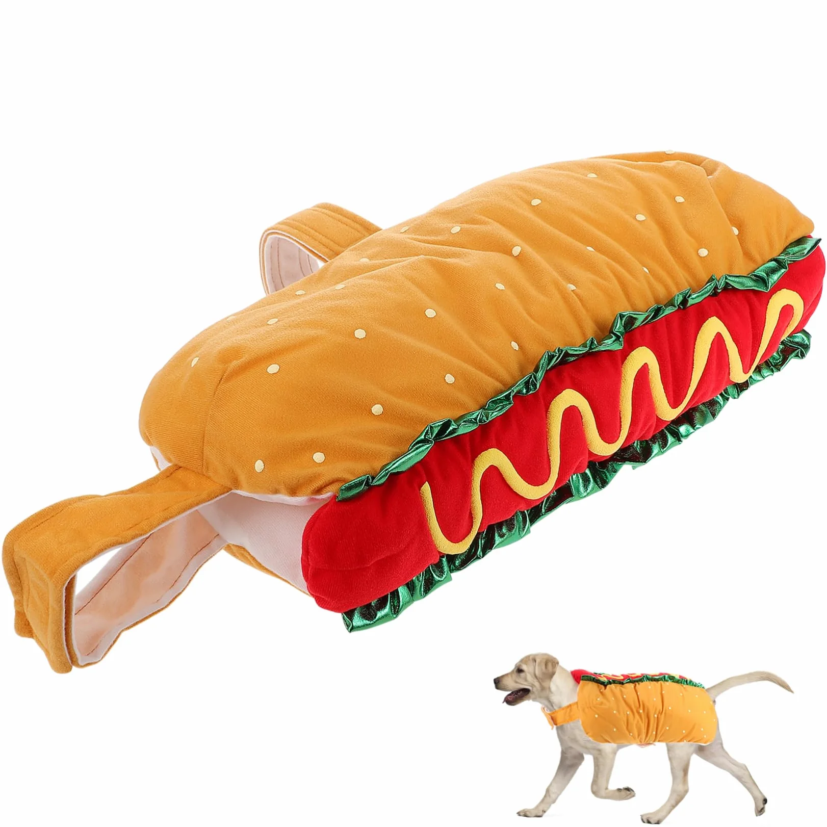 TOYANDONA 1pezzi Costume Natalizio per Animali Domestici Vestiti Decorativi per Cani e Gatti Indumento Facile da Indossare e Togliere per Feste
