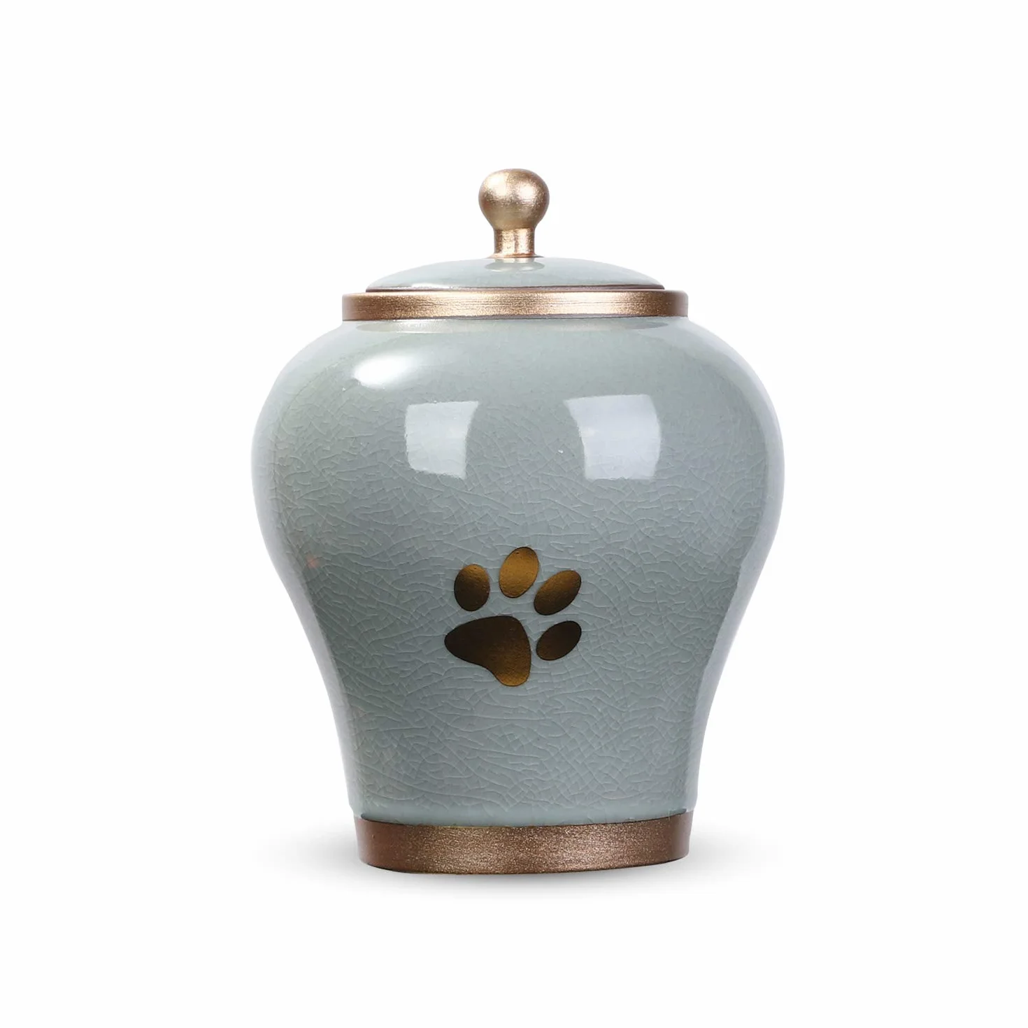 Handicrafts - Urna per animali domestici, 16 cm, per cani e gatti, dimensioni adatte per ceneri fino a 900 cm3