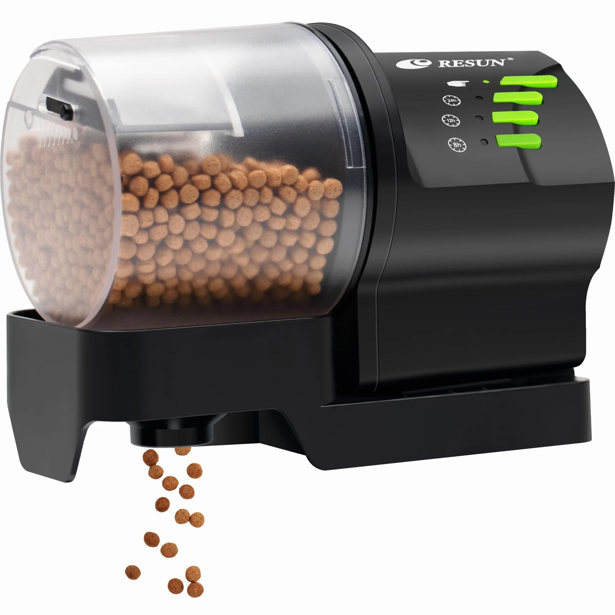 Ycozy Mangiatoia Automatica Acquario Distributore Automatico di Cibo Alimentatore di Pesce per Acquario & Serbatoio Mangiatoia per Pesci e Tartarughe | Resun AF2020
