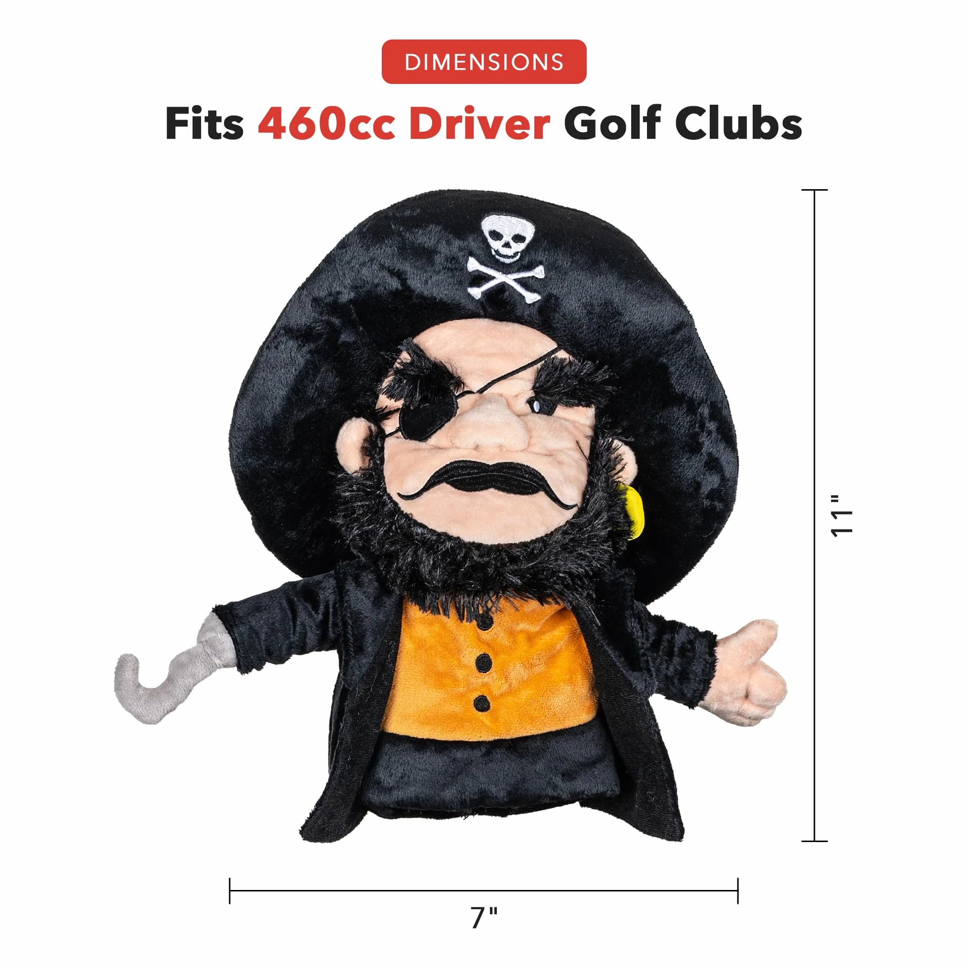Daphne'S Pirate Novelty Copri-Testa Nero