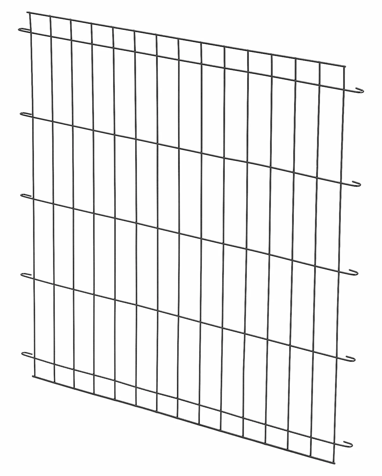 MidWest Homes for Pets - Pannello divisorio per gabbie per cani da 61 cm, regola lo spazio abitativo, compatibile con i modelli MidWest Cage 1524, 1524DD, 1924, nero E-Coated, 1524DPN