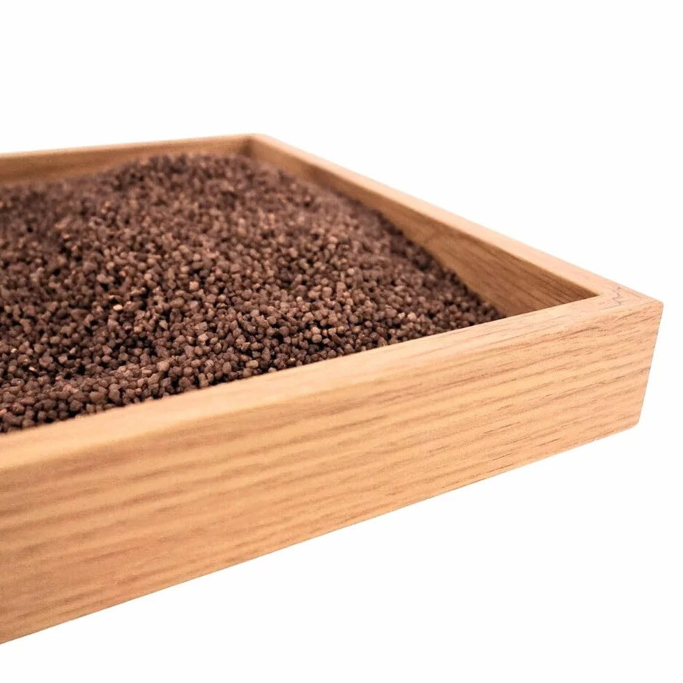 AquaOne Ghiaia per Acquario Sabbia 5 kg Fondo chiaro nero multicolore fine medio grossolano Quarzo Decorazione Aquascaping Grana (marrone 2)