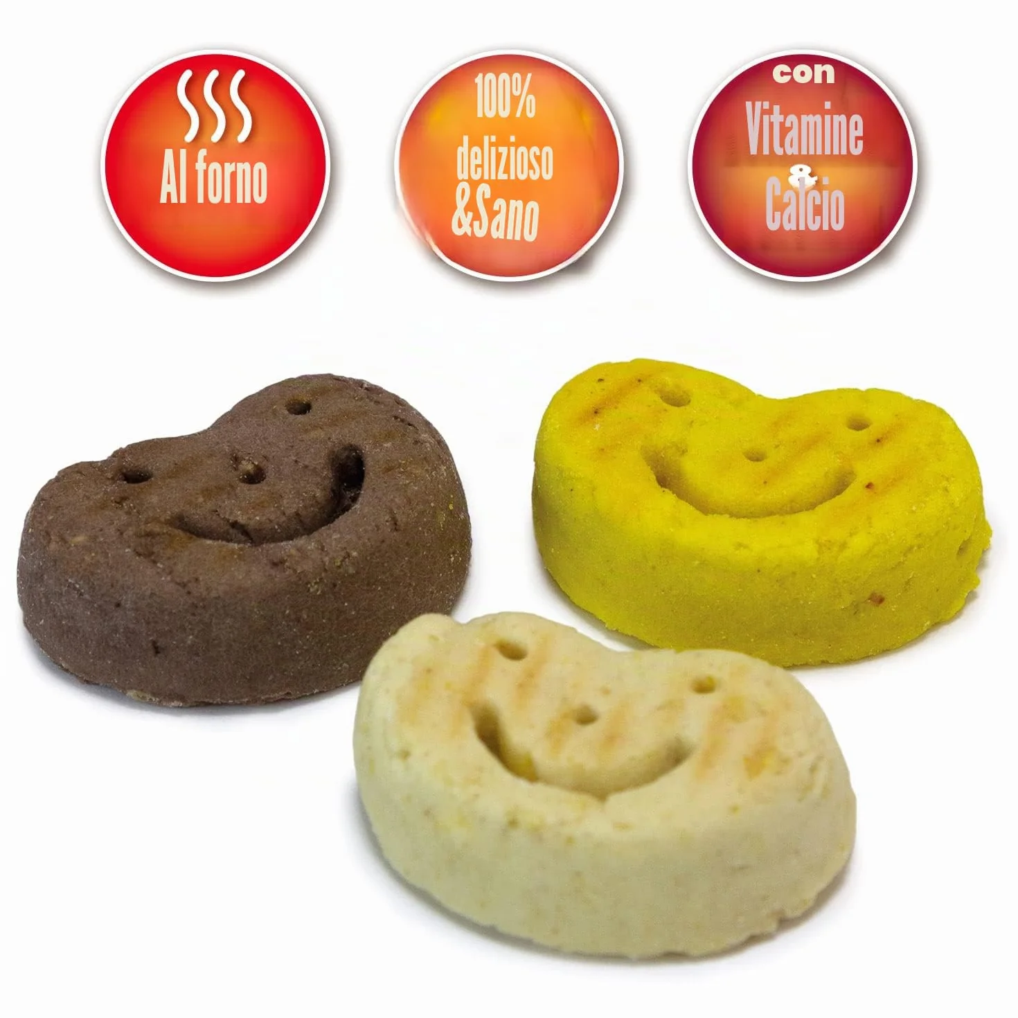 ARQUIVET Biscotti per cani "Smiles" - 200 gr- Snack per cani - Premi per cani