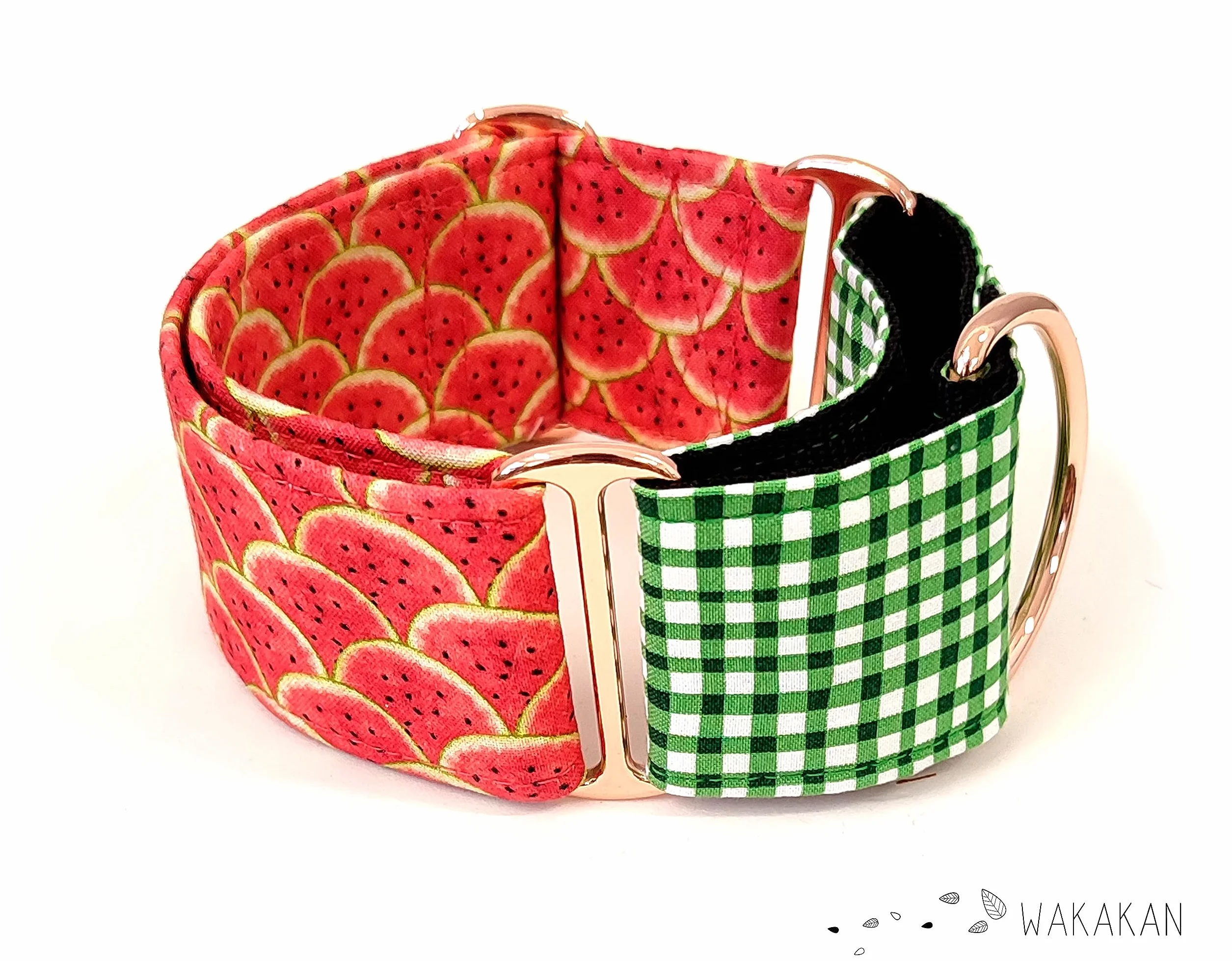 Collare per cani martingale Summer Days fatto a mano Wakakán