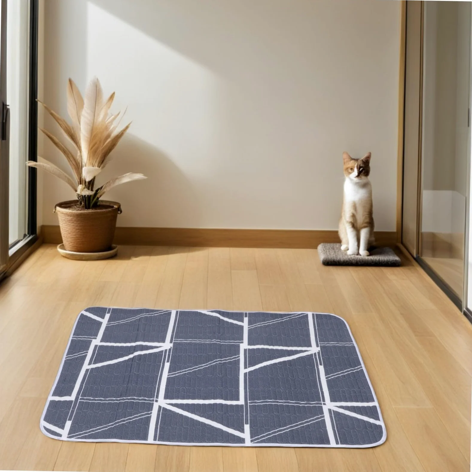 Tappetini Riutilizzabili in Cottone Ecologico per Addestramento Cuccioli 2 in Cotone Ecologico Lavabili e Traspiranti per Piccoli Cani e Cuccioli per Casa e Addestramento