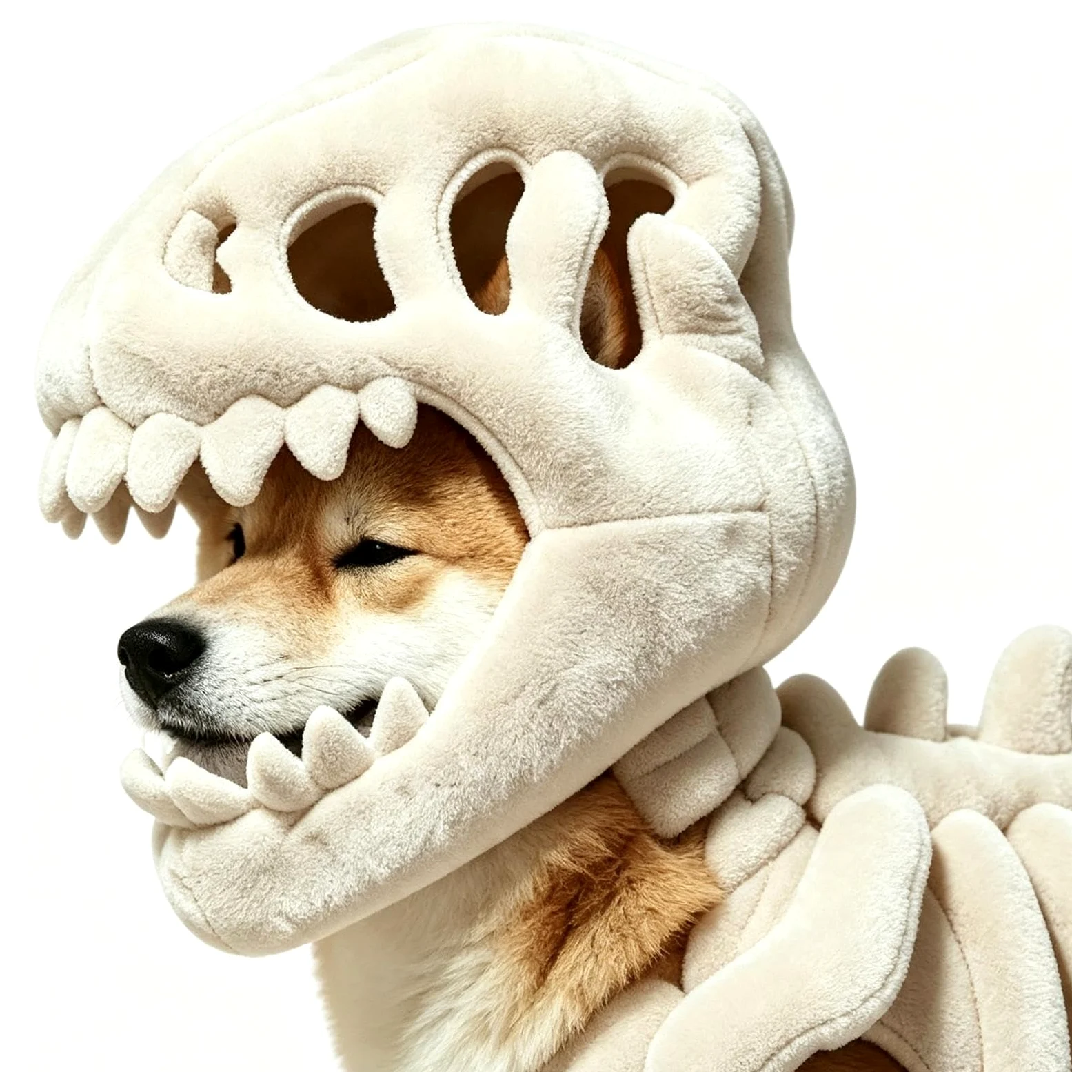 Costume da scheletro da dinosauro per animali domestici | Costume per cani con osso di dinosauro per Halloween, per casa, appartamento, spettacoli teatrali, feste a tema, fotografie