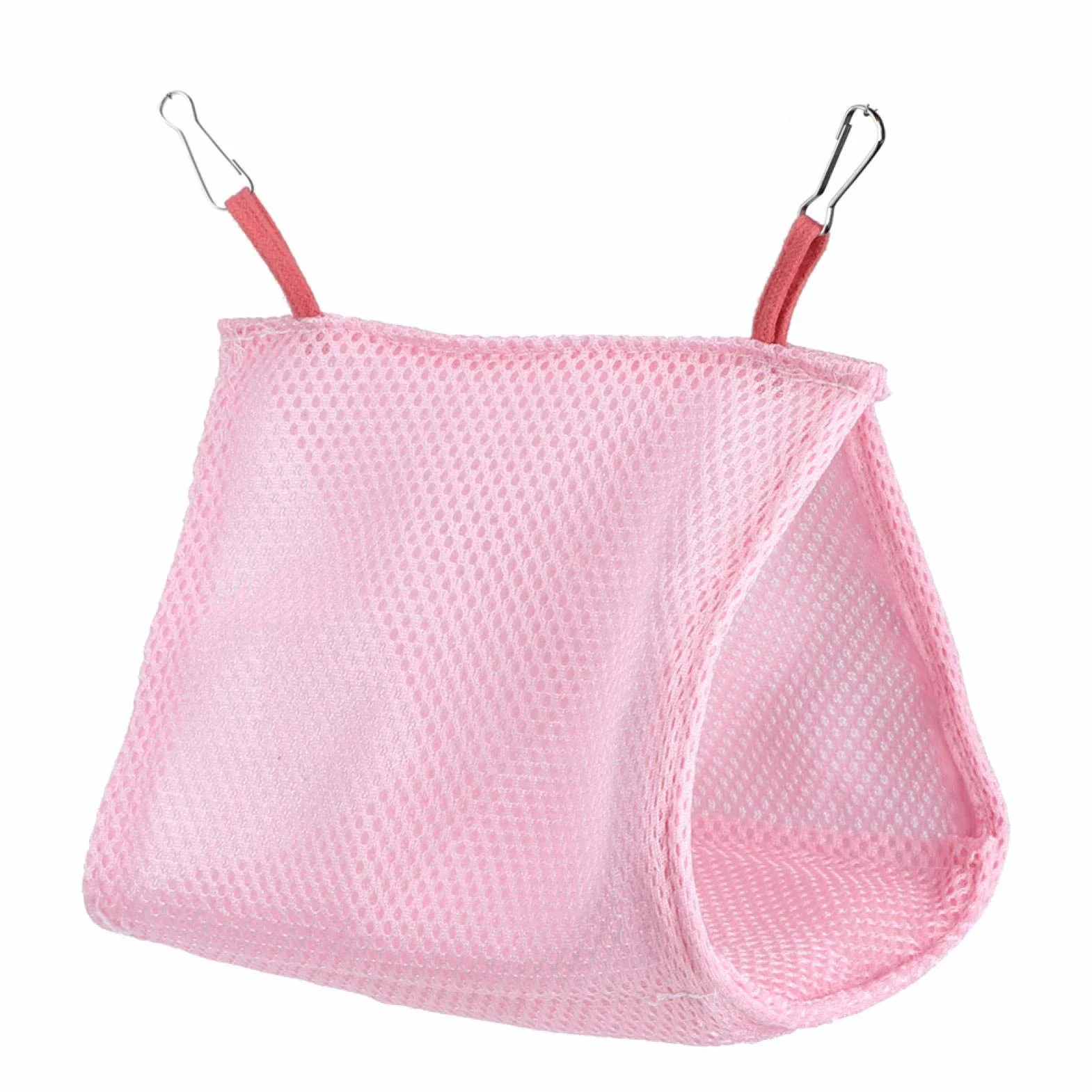 Estate Traspirante Maglia Pet Bird Pappagallo Nido Amaca Letto Criceto Casa Gabbia Giocattolo(rosa)