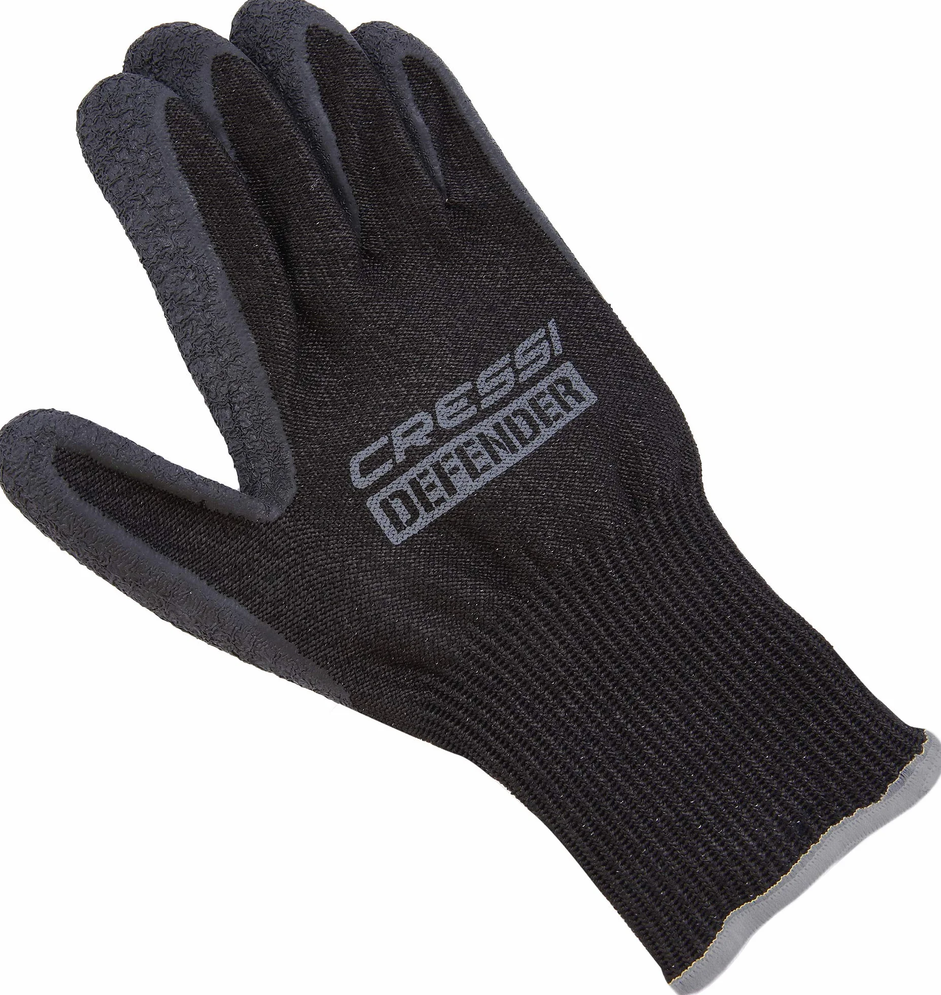 Cressi Defender Gloves Black 2 mm Guanti Antiabrasione per Apnea e Immersioni, Nero