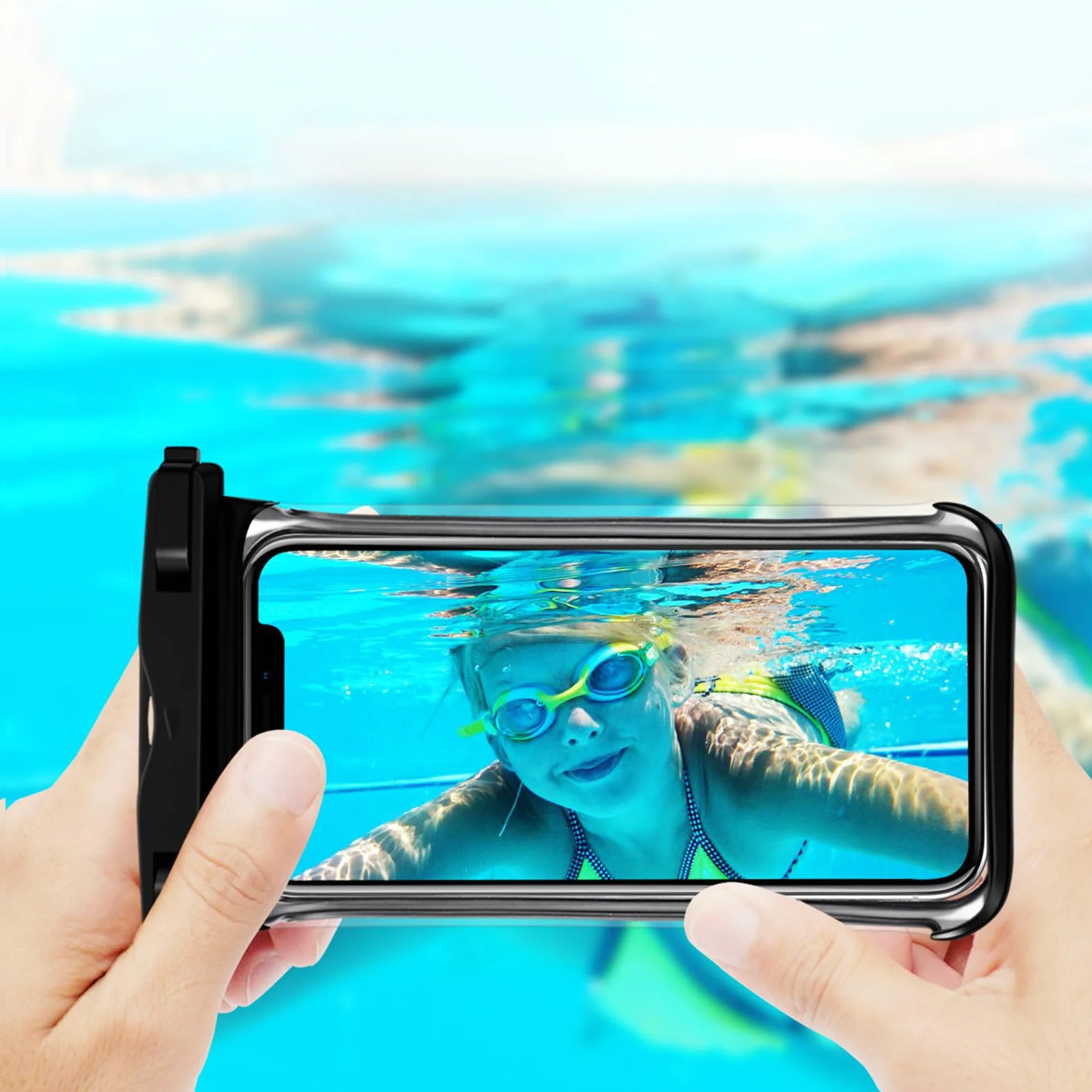 Generico Waterproof Phone Case with Lanyard, Clear Floating Pouch, Touchscreen Compatible, Outdoor