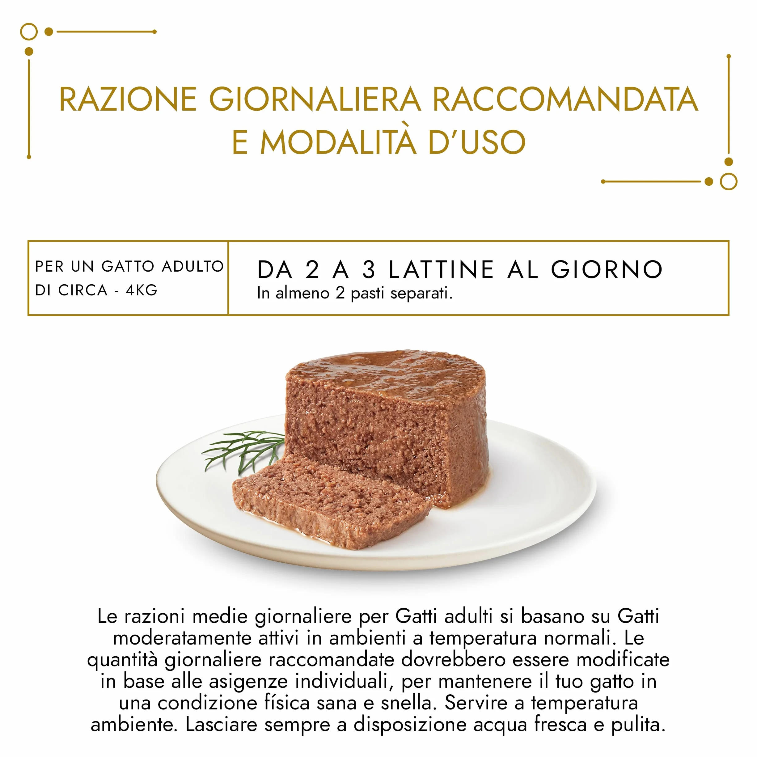 GOURMET Gold Mousse con Pesce dell'Oceano per Gatti Adulti, 24 x 85 g Cibo Umido