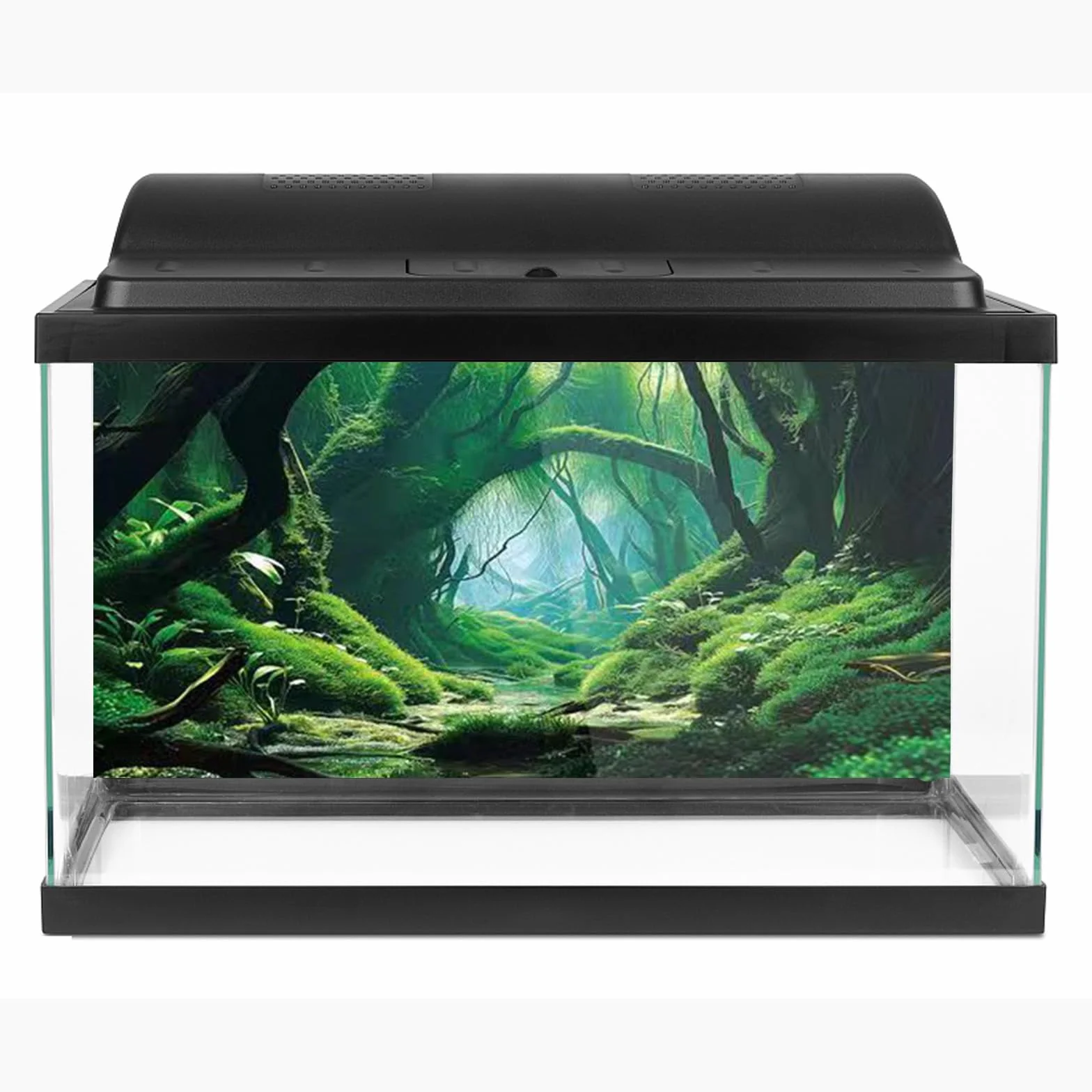 Sfondo naturale per acquario, sfondo per acquario, adesivi per acquario boutique, 30 cm, 40 cm, 50 cm, 60 cm, 80 cm (grotta-4, 30 * 70 cm)