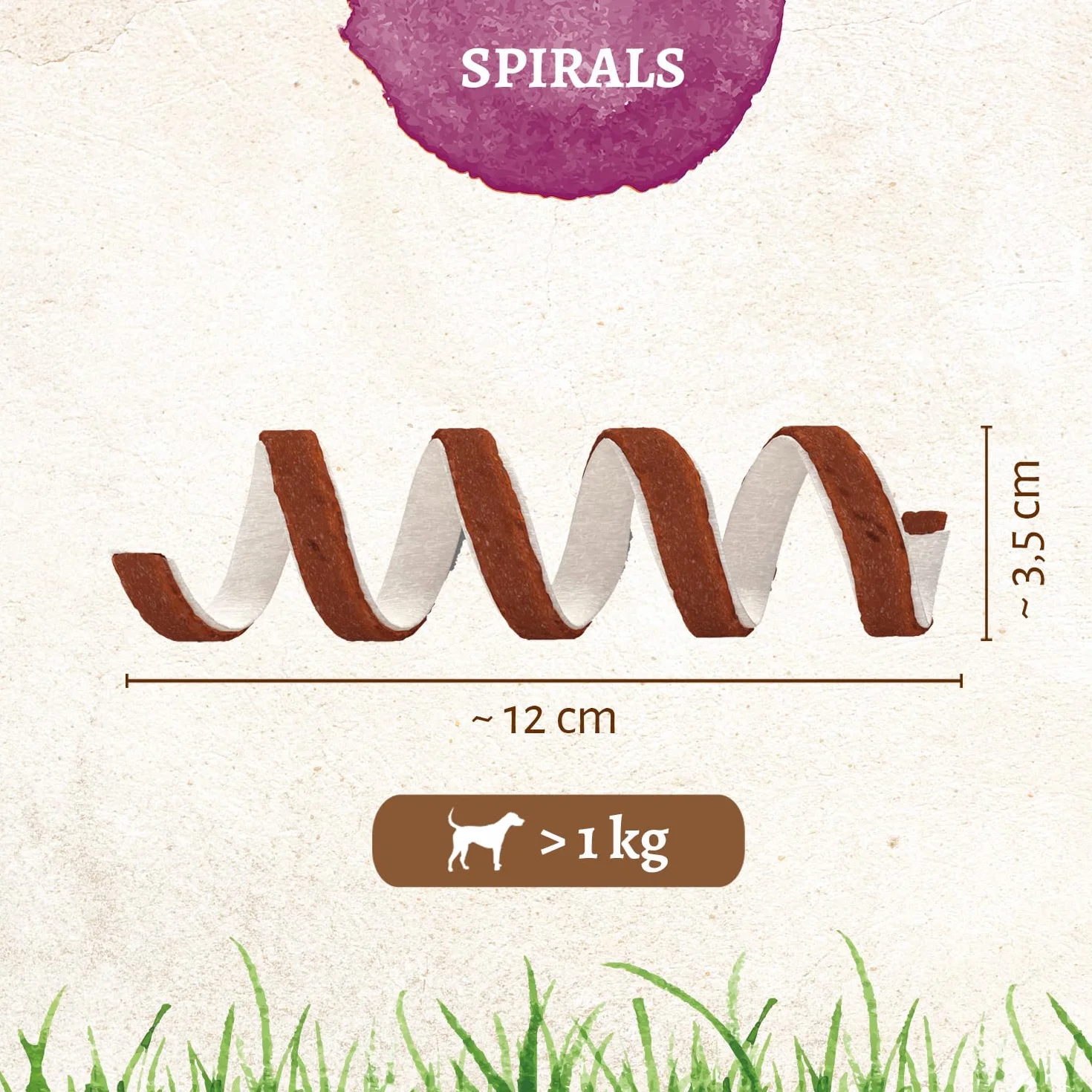 8in1 Delights Duck Spirals - Snack masticabile sano per cani, carne di anatra di alta qualità avvolta in pelle di manzo, 6 pezzi