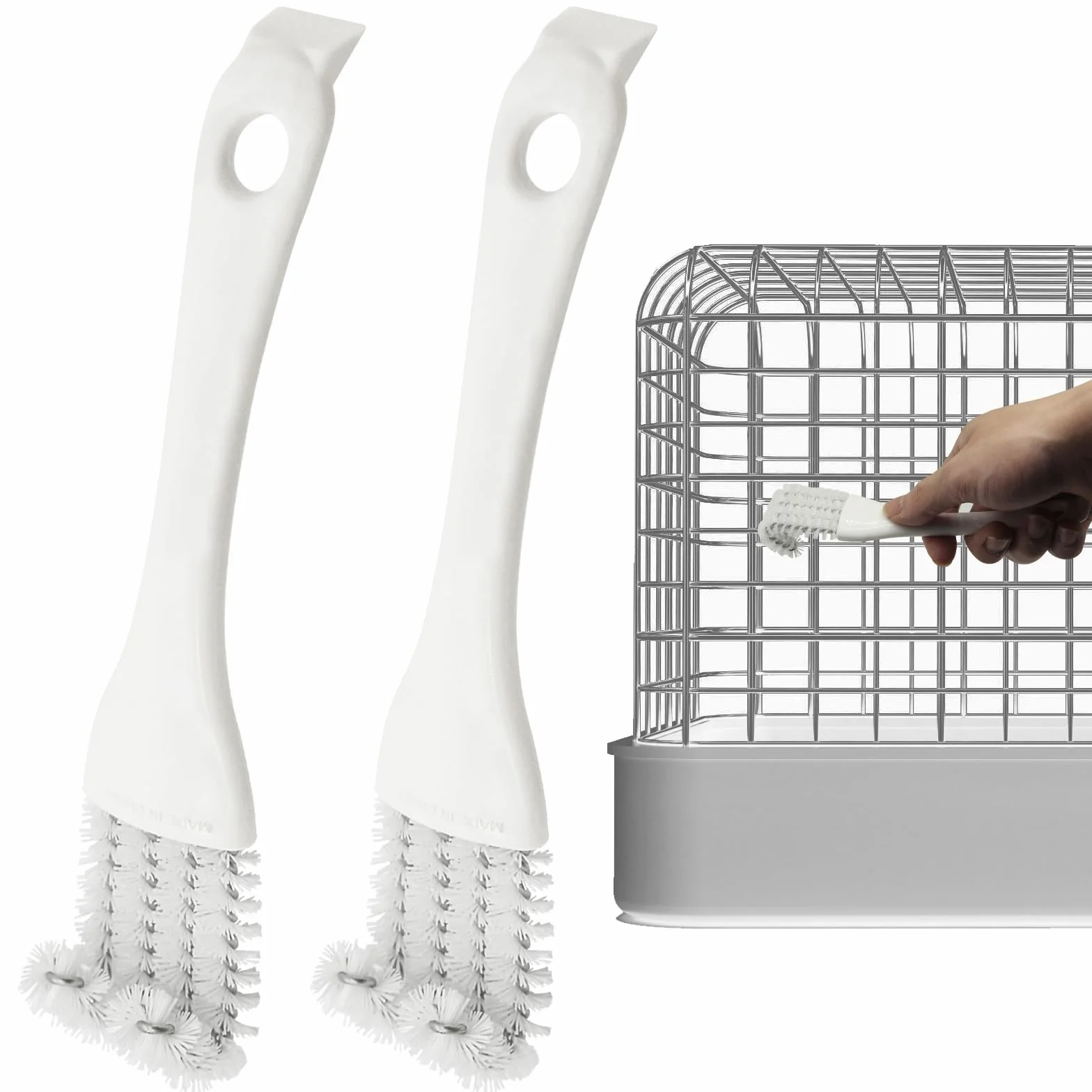 2 pezzi di paletta per la pulizia di gabbie per uccelli con manico lungo, accessori per gabbie per uccelli, per una migliore pulizia degli escrementi di uccelli da gabbie per animali domestici