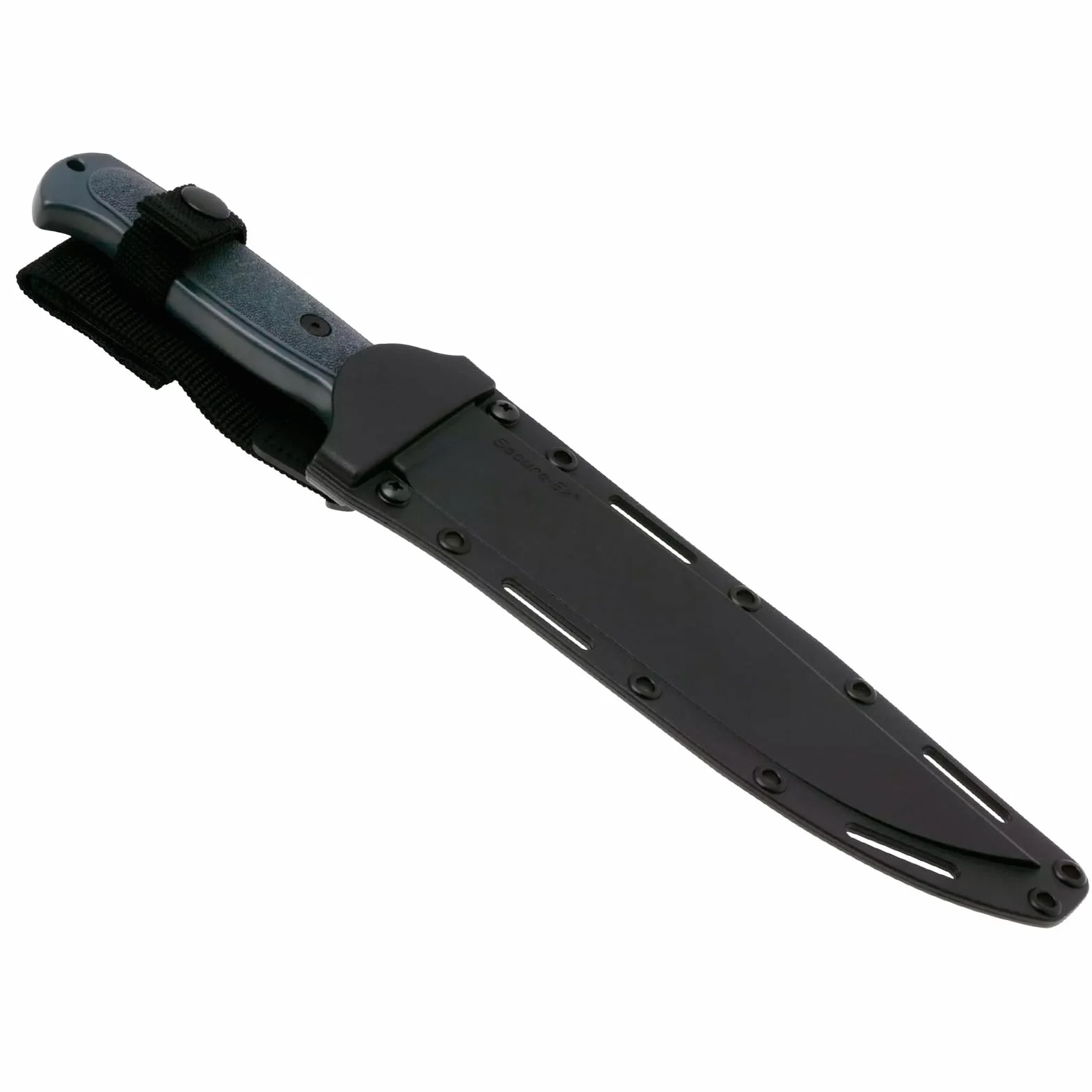 Cold Steel Coltello da esterno in acciaio 36MH Drop Forged Survivalist, lama 2,3 cm, G10, coltello da caccia con fodero per cintura, nero