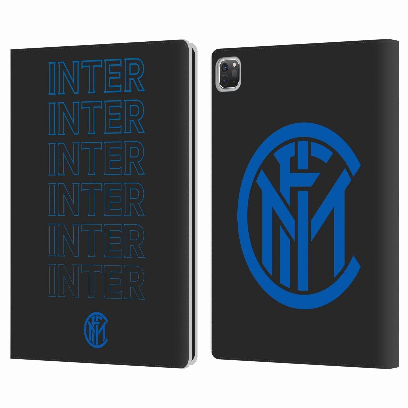 Head Case Designs Licenza Ufficiale Inter Milan Portafoglio in Pelle per Apple iPad PRO 12.9 2020/2021/2022