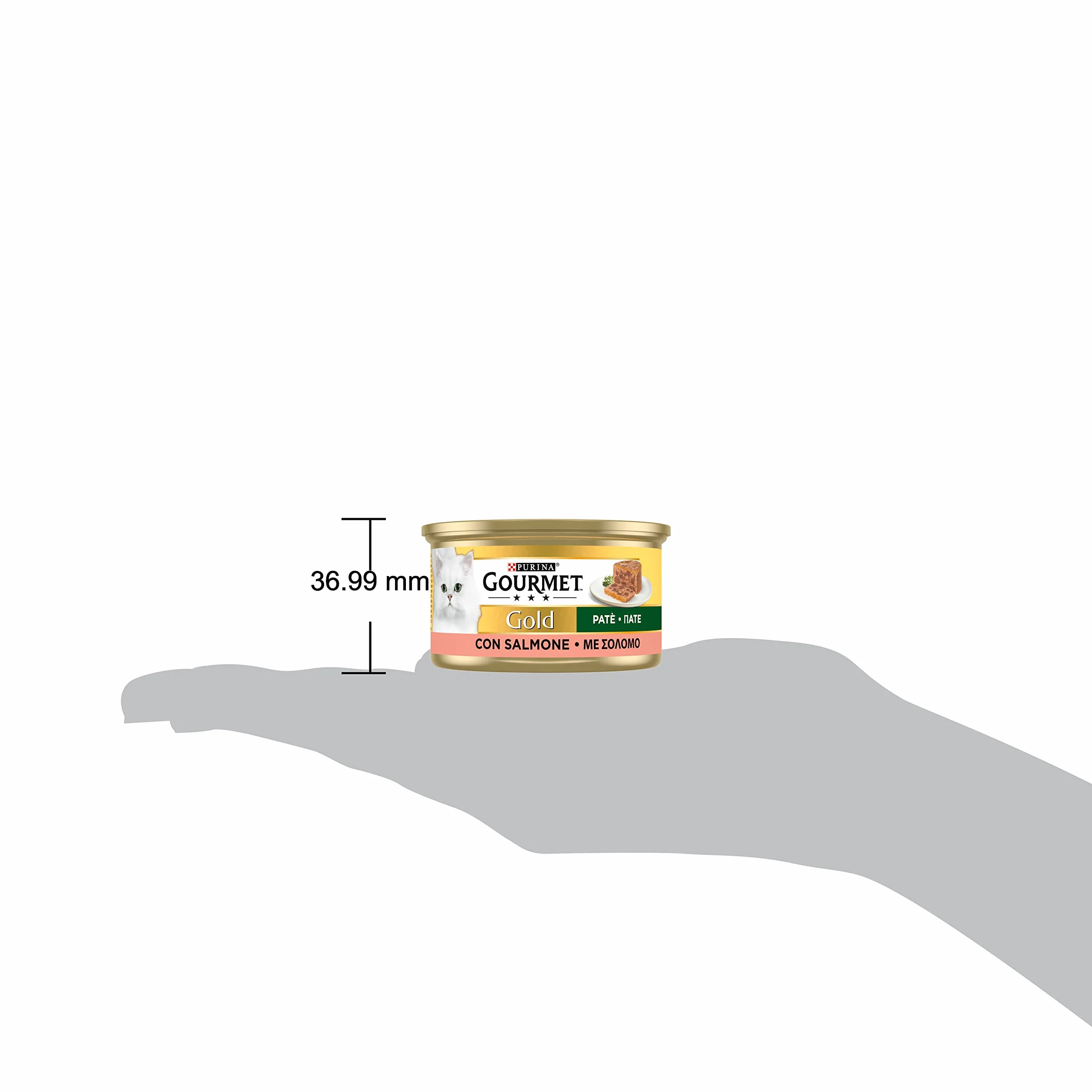 GOURMET GOLD Cibo umido per gatti adulti Patè con Salmone 24 lattine da 85g