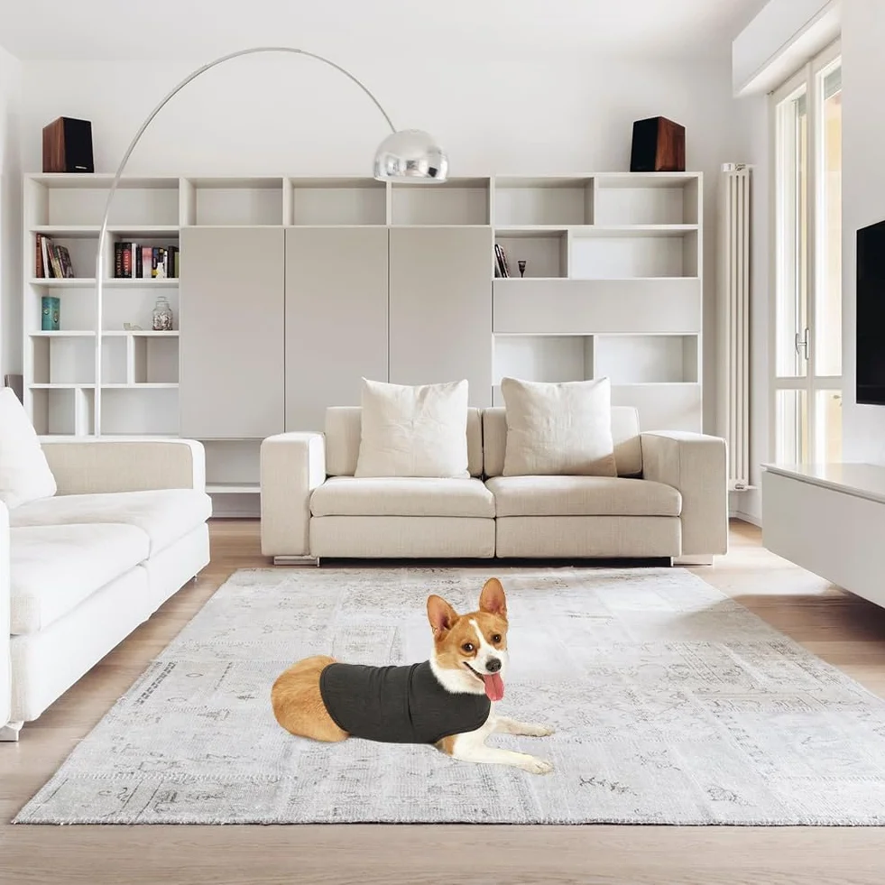 Joyzan Giacca Antiansia per Cani Cappotto Calmante Leggero Regolabile