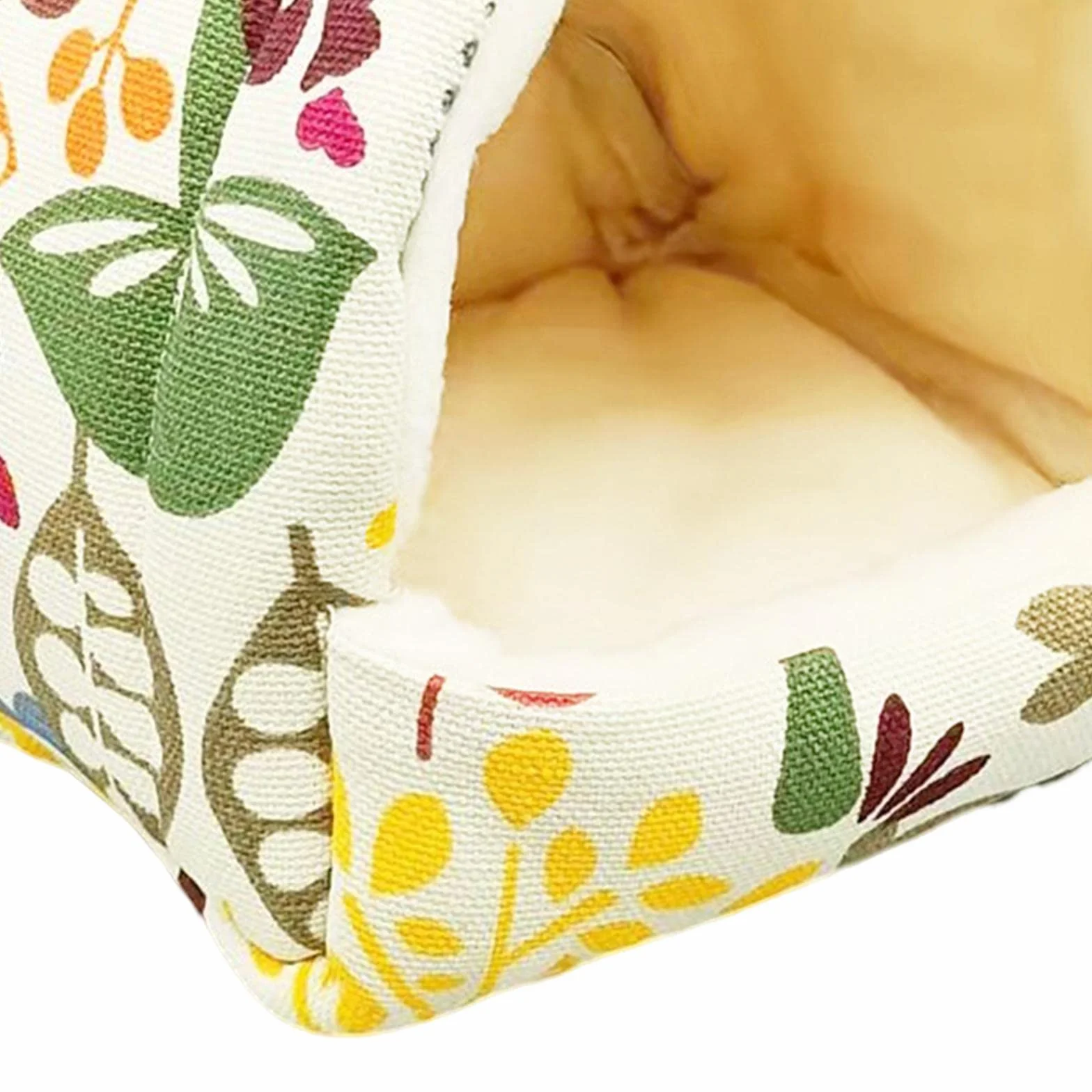 Generico Inverno Pappagallo Gabbia Hideaway Grotta Peluche Capannone Gabbia per Uccelli Letto a Pelo Casa Capanna Uccello Appeso Nido per Inseparabili, 15 cm x 15 cm x 14,5 cm