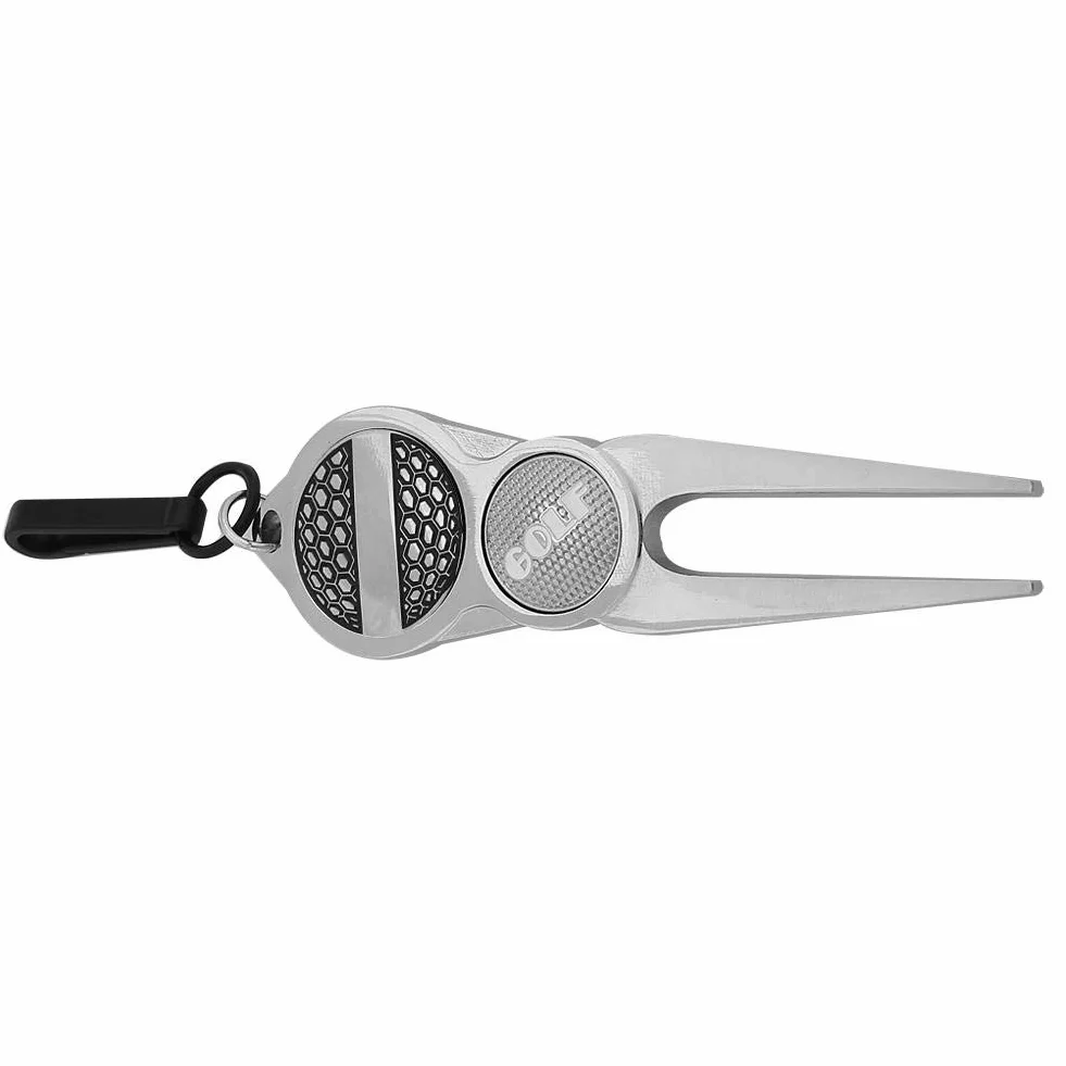 VGEBY1 Golf Divot Tool, Metal Green Repair Forcella Equipaggiamento per la Riparazione di Palle da Golf
