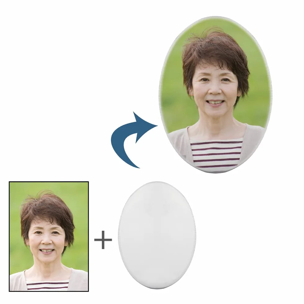 Personalizowana Ceramiczna Płytka Fotograficzna na Nagrobek Pamiątkowy
