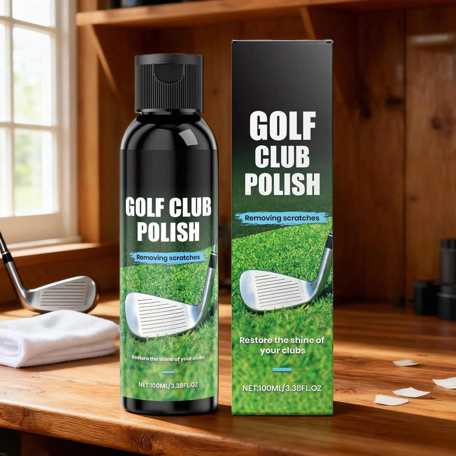 Teksome Lucido per Mazze da Golf 100ml Agente Lucidante Soluzione Manutenzione