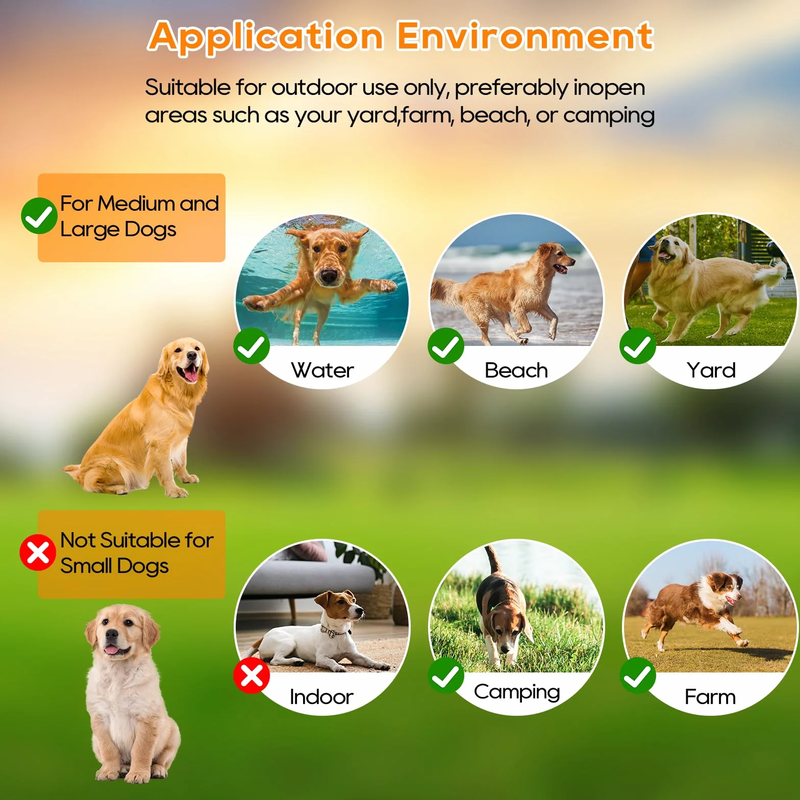 Recinto senza fili a prova di perdite, recinto per cani con GPS da esterno, GPS per cani potenziato con nuovo chip GPS intelligente, collare per cani con GPS impermeabile IPX7, fino a 1000m di raggio