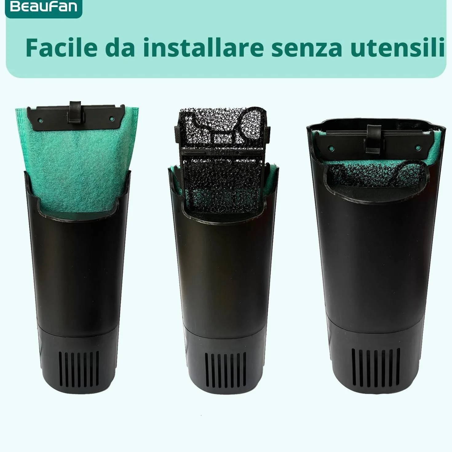 1 Set Cartuccia Filtro di Sostituzione per Acquario Compatibile con Il Filtro Tetra EasyCrystal Aquarium C250 e C300, Contanti 10 Filtri a Carbone Attivo e 4 Filtri a Schiuma per Imballaggio