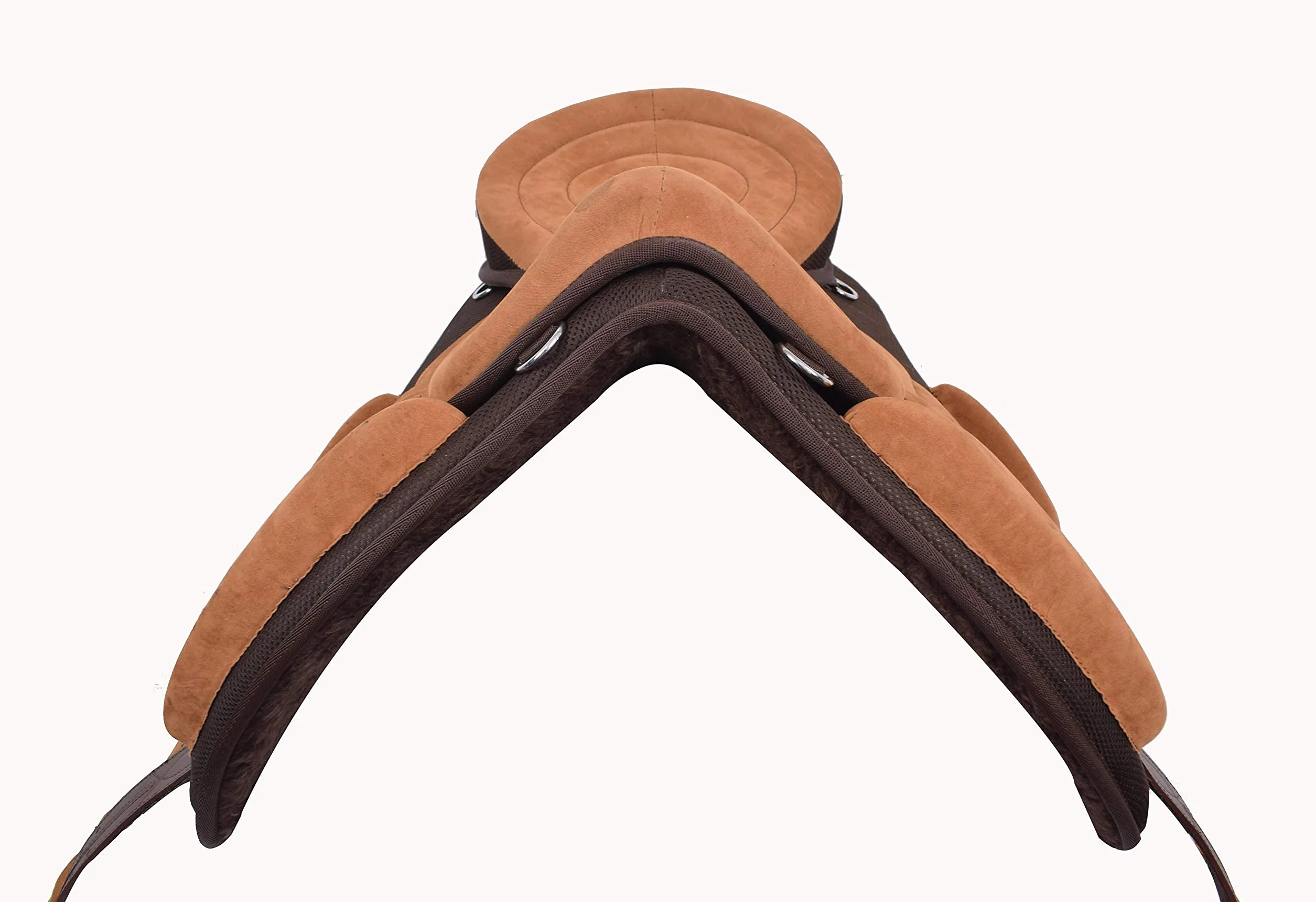 EU Equestrian Universe - Selle per cavalli occidentali in Freemax sintetico senza albero con circonferenza abbinata