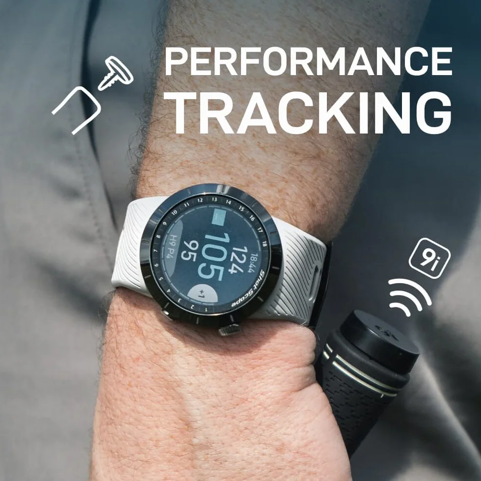Shot Scope X5 GPS Watch and Shot Tracking System Prestige White