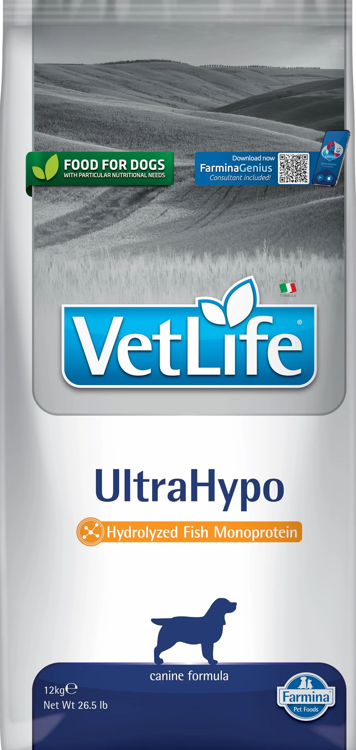 Farmina, Vet Life Ultrahypo, Cane Adult, 12kg