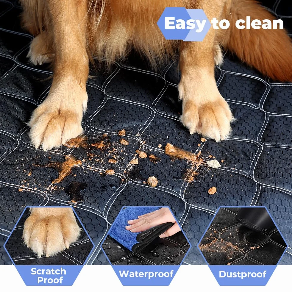 KYG Telo Auto per Cani Protezione Laterale Paraurti Bagagliaio Impermeabile Antiscivolo Resistente Graffi SUV Lavabile