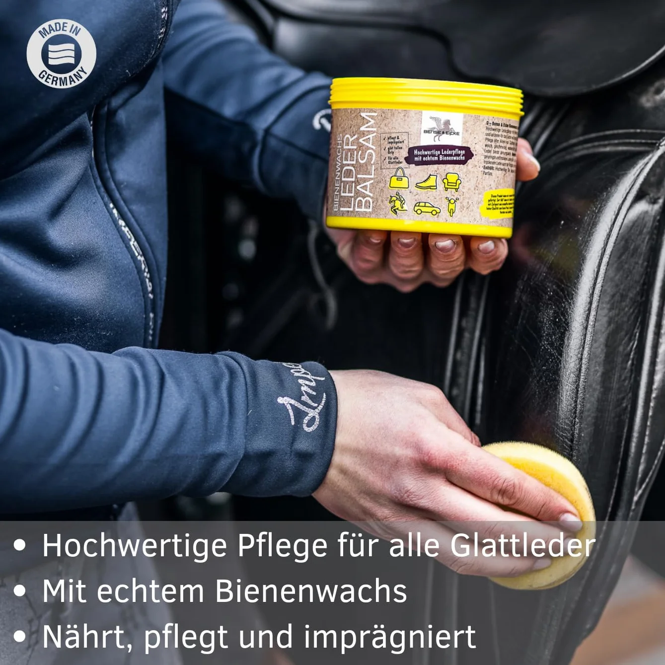 B & E Beeswax Cura Leather Balm, 500ml