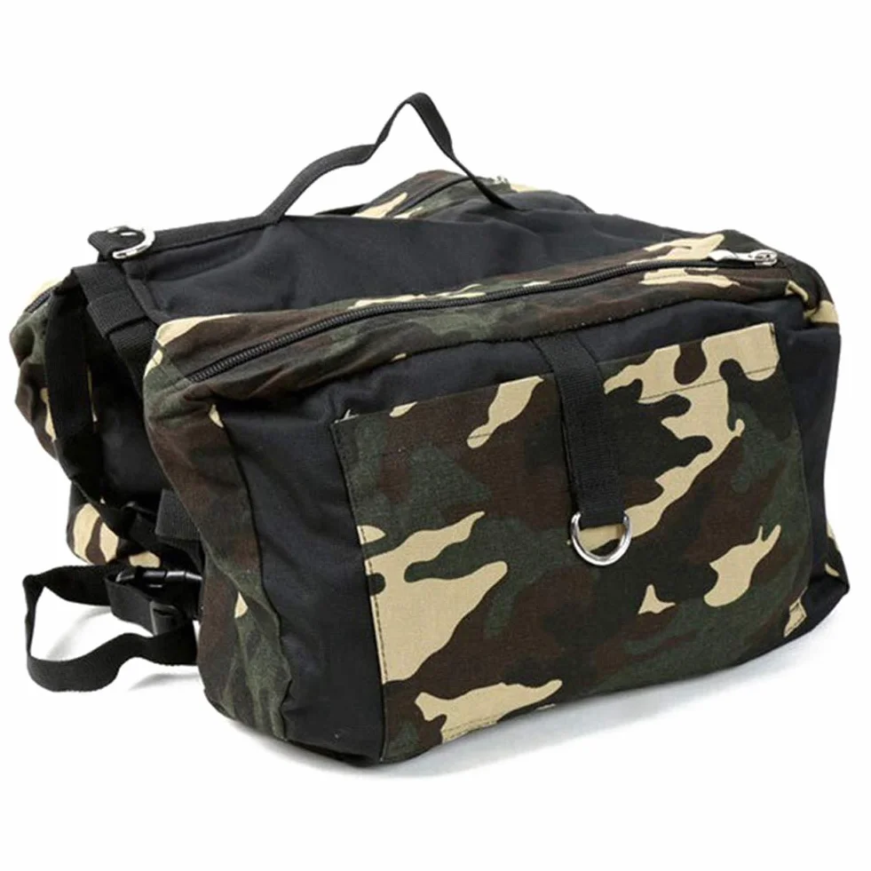 Cane Bisaccia Zaino, Regolabile Tripper Segugio dello Zaino di Corsa Bag Zaino Cane Pacchetto Escursionismo Gear Attrezzature Zaino Leggero per Medium & Large Cane per Addestramento Tattico
