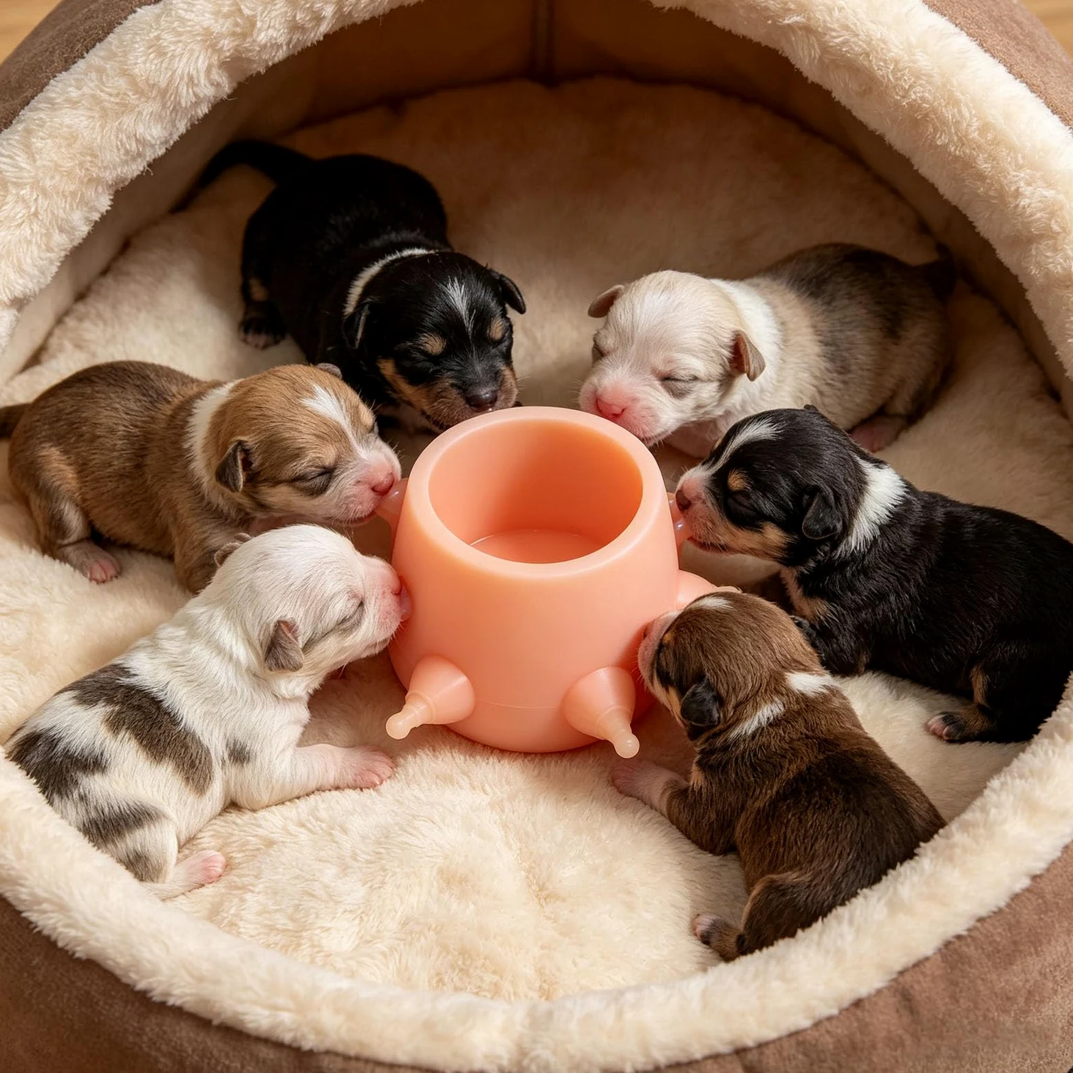 Biberon per cuccioli di gattino, in silicone per alimenti, anti-punta, per varie età, 350 ml, biberon in silicone per uso alimentare