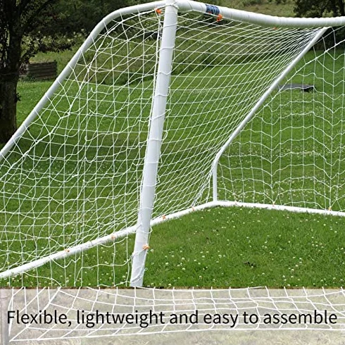 Rete da Calcio in Fibra di Polipropilene 4x2 + 3x2 m - Attrezzature per Allenamento Sport e Giochi