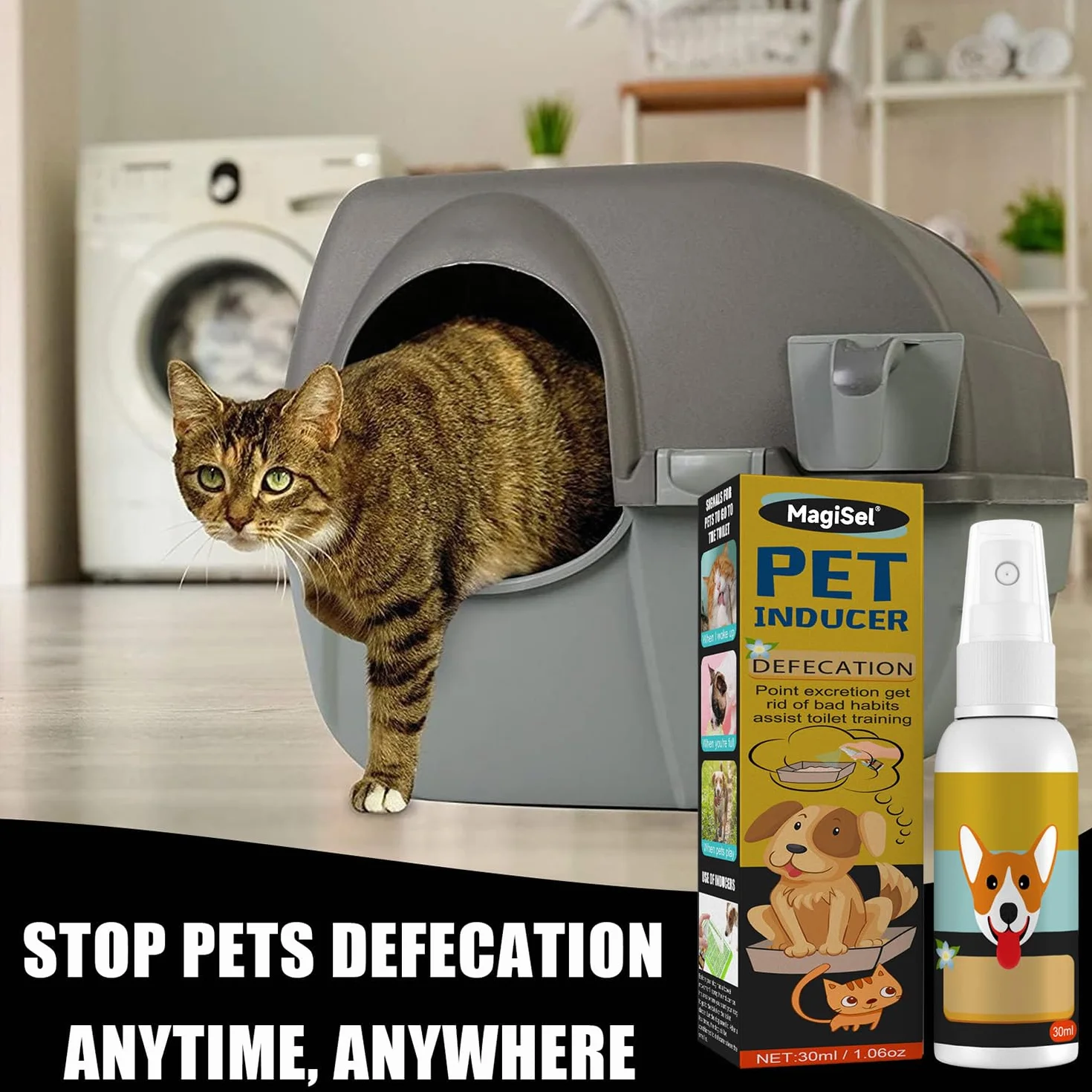 Spray Attrattivo Naturale, Spray Per Addestramento Del Cane, Sprays Per Cani E Cuccioli, Sprays Pers Canis Addestrare Il Vasino, Cani E Cuccioli, Stimola Cane A Pipì In Un Unico Punto 30 ML