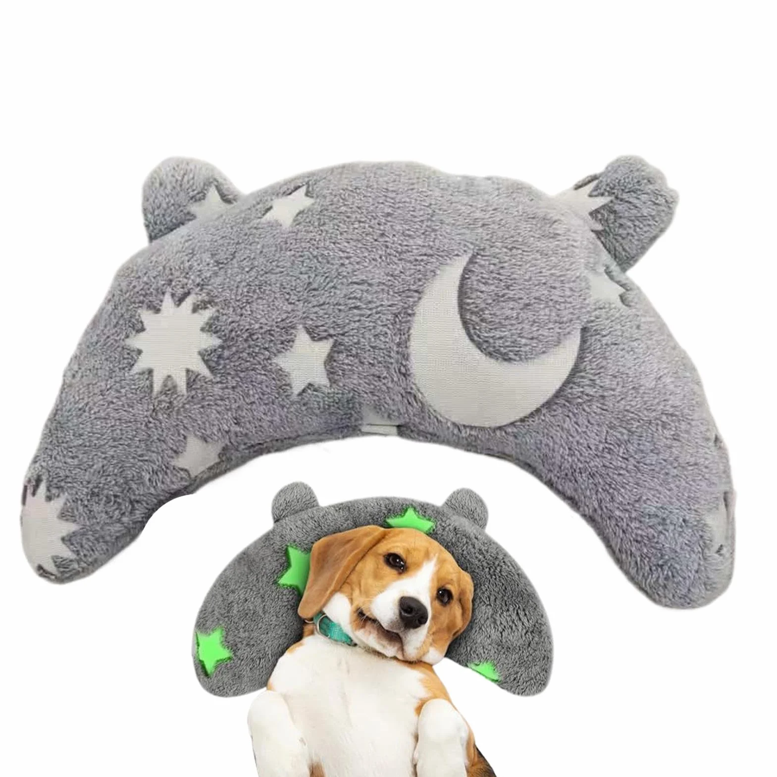 Cuscino cervicale per gatti, cuscino mezza ciambella per cani, cuscino per dormire per il collo del gatto | comodo cuscino cervicale per cani, giocattolo rilassante lavabile e lucido per cani e gatti