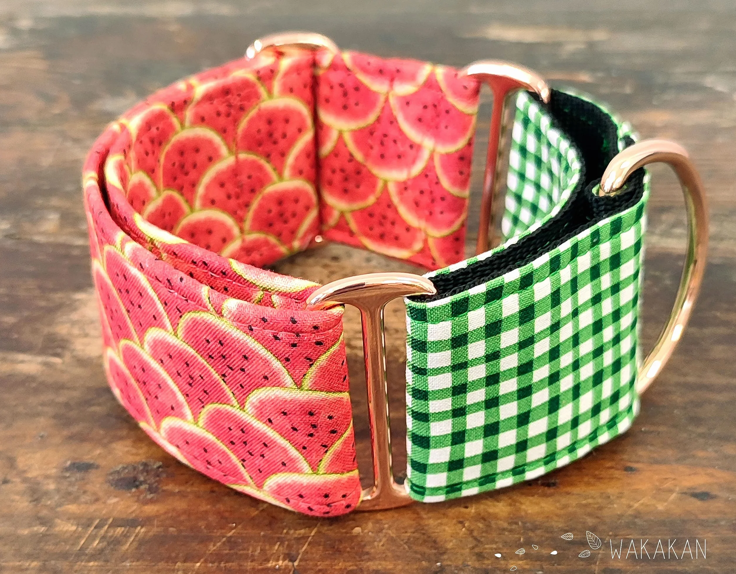 Collare per cani martingale Summer Days fatto a mano Wakakán