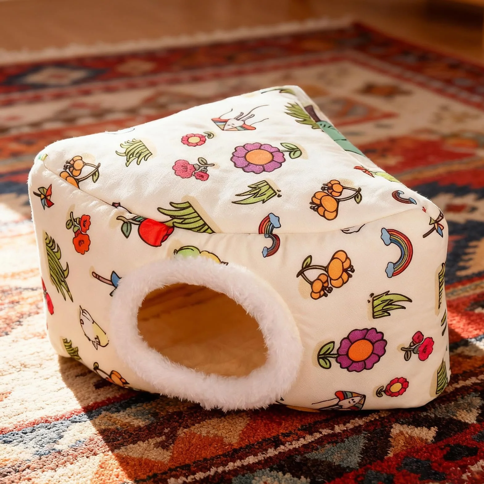 Per Uccelli Per Gabbia,Amaca A Forma Di Rifugio Accogliente - Rifugio Per Animali Domestici - Per Parrocchetti, Calopsite, Canarini E Esterno, Giardino, Patio, Portico, Cortile