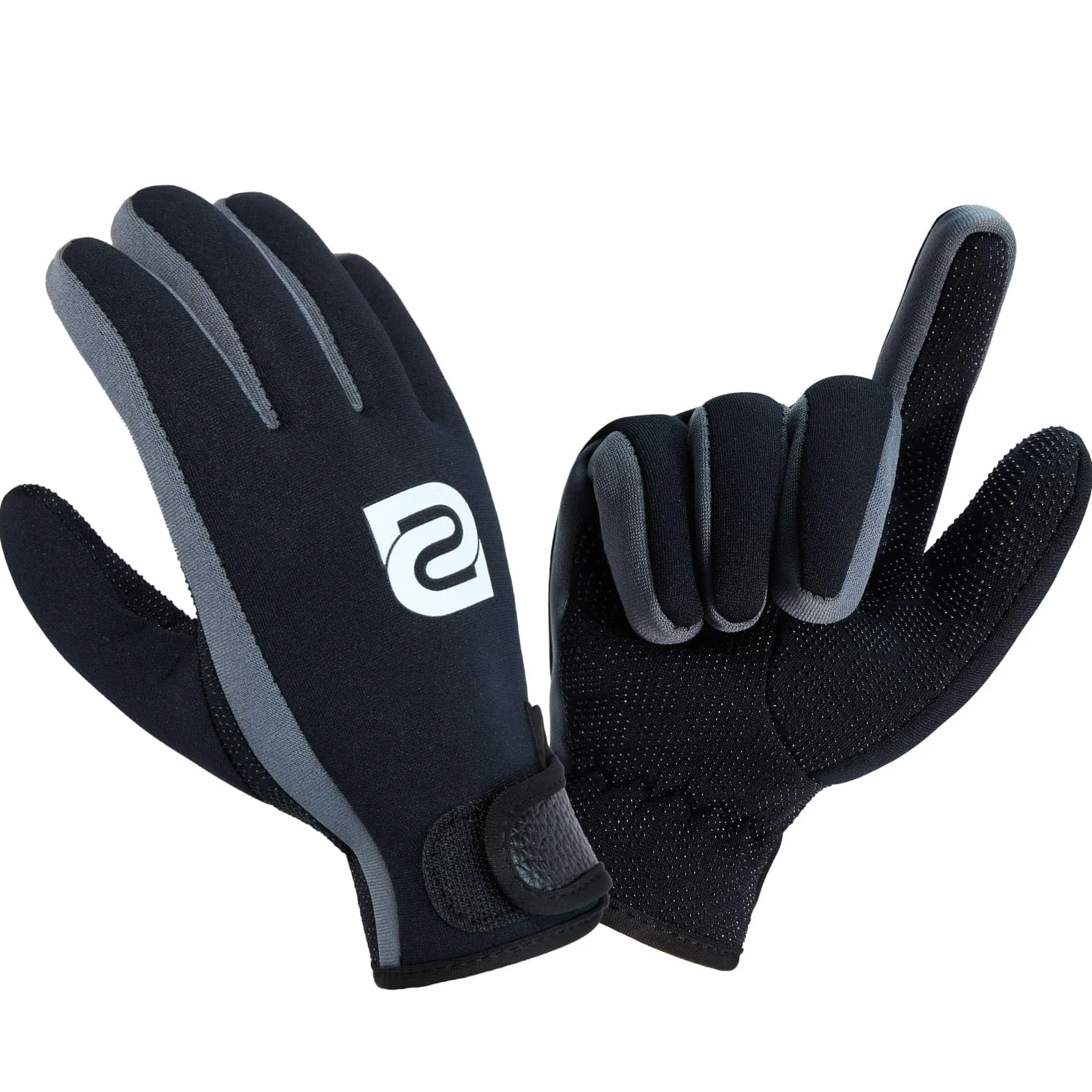 Guanti in neoprene da 2 mm, mantengono caldi e flessibili, con impugnatura antiscivolo, guanti da muta per donne e uomini, per immersioni, snorkeling, surf e sport acquatici