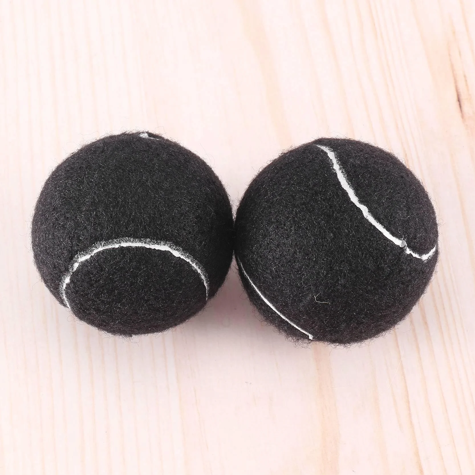 Walker Pallina da Tennis Pretagliata per Mobili 2 Pezzi Feltro Nero
