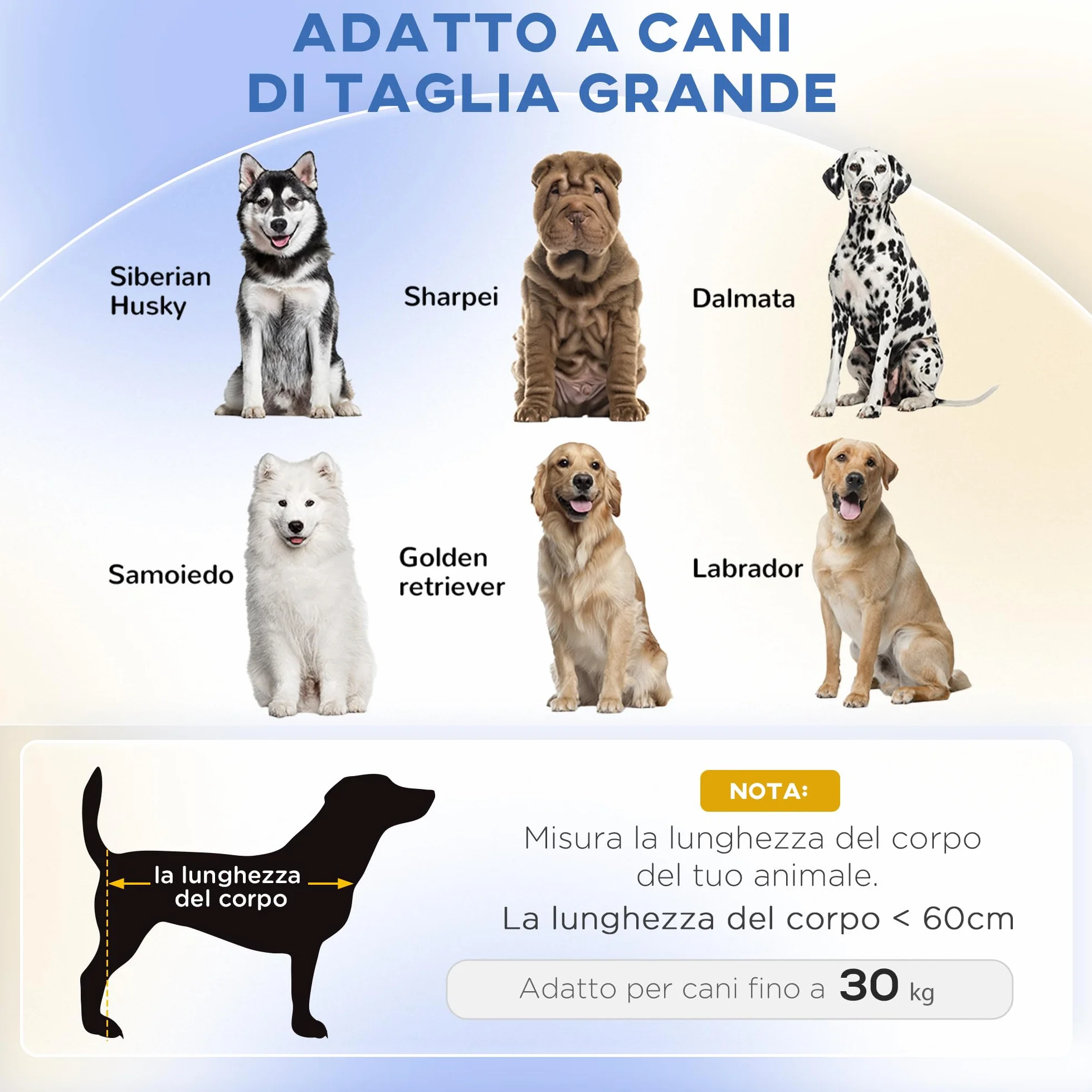 PawHut Divano per Cani di Taglia Grande con Gambe Rialzate e Cuscino Sfoderabile, Divanetto per Cani in Poliestere e Legno, 98x67x25 cm, Grigio