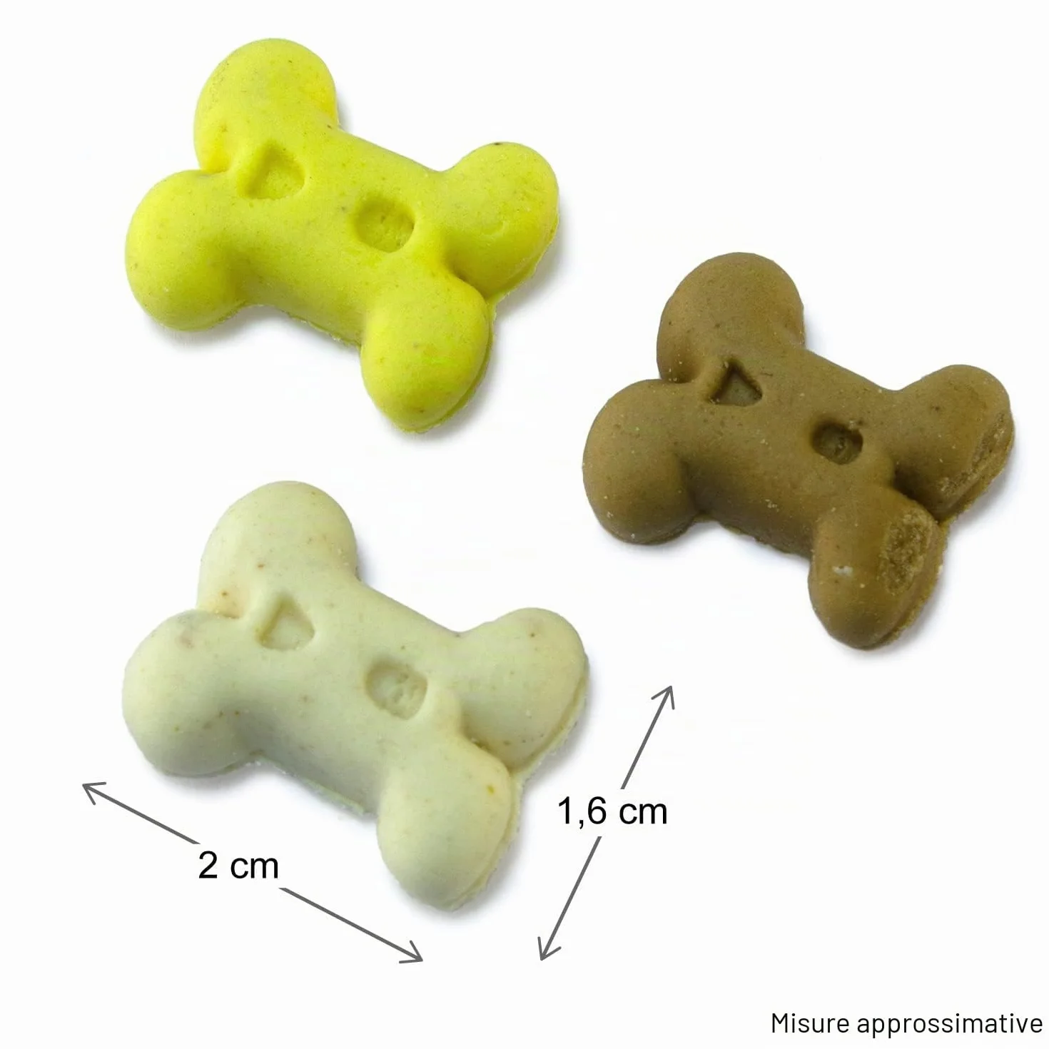 ARQUIVET Mini Ossa alla Vaniglia - Biscotti e Snack per Cani - 2,5 Kg - Premi