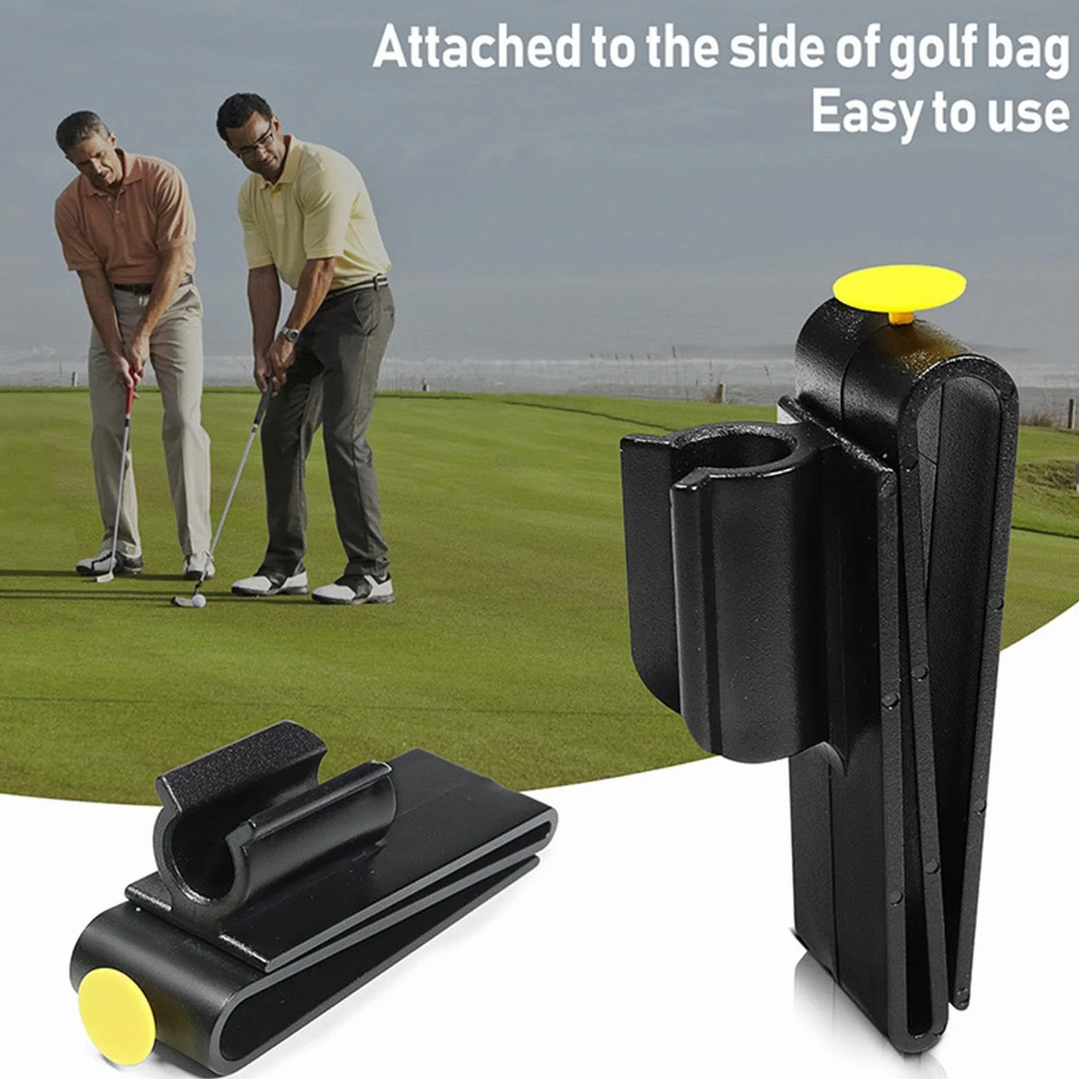 Clip per Borsa da Golf in ABS Resistente alle Intemperie 10x4x3 cm per Putter