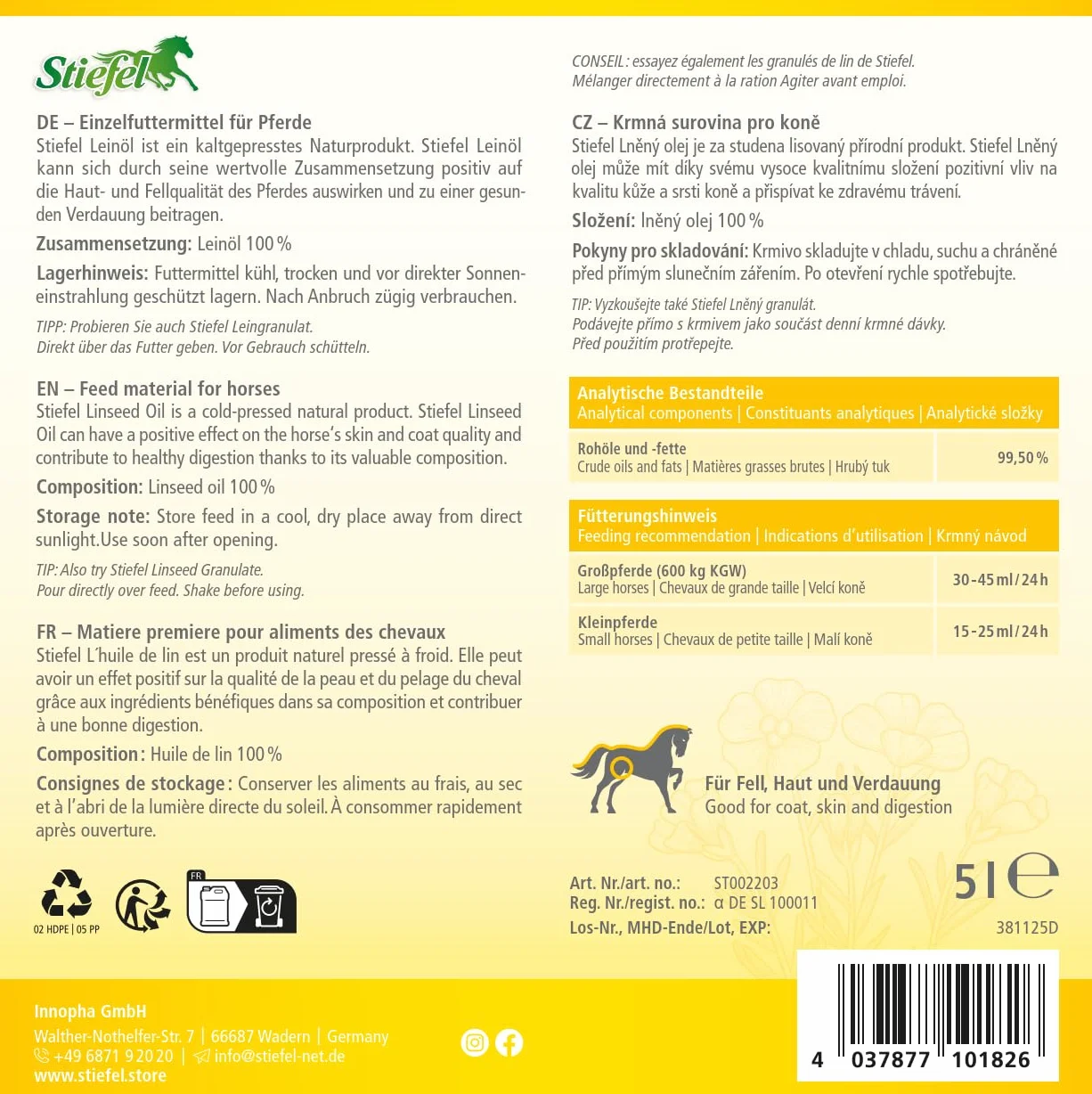 Stiefel Linseed Oil 5 l
