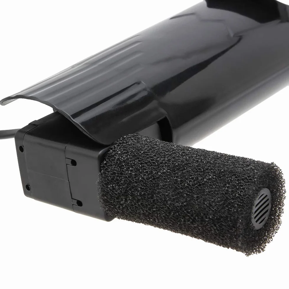 SENZEAL Pompa Filtro a Cascata a Basso Livello Dell'acqua Tartaruga Filtro Interno per Acquario 5W 220V/50Hz 400L/H Livello Dell'acqua Basso Pulito per Acquari Rettili Anfibi - Nero