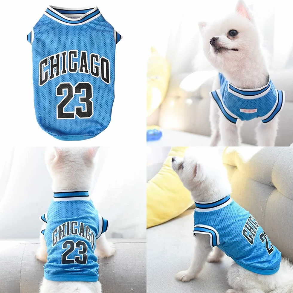 Canicini da Basket T-Shirt Estivi Morbido Traspirante Gilet Anti-sudore (HELA7-1 M)