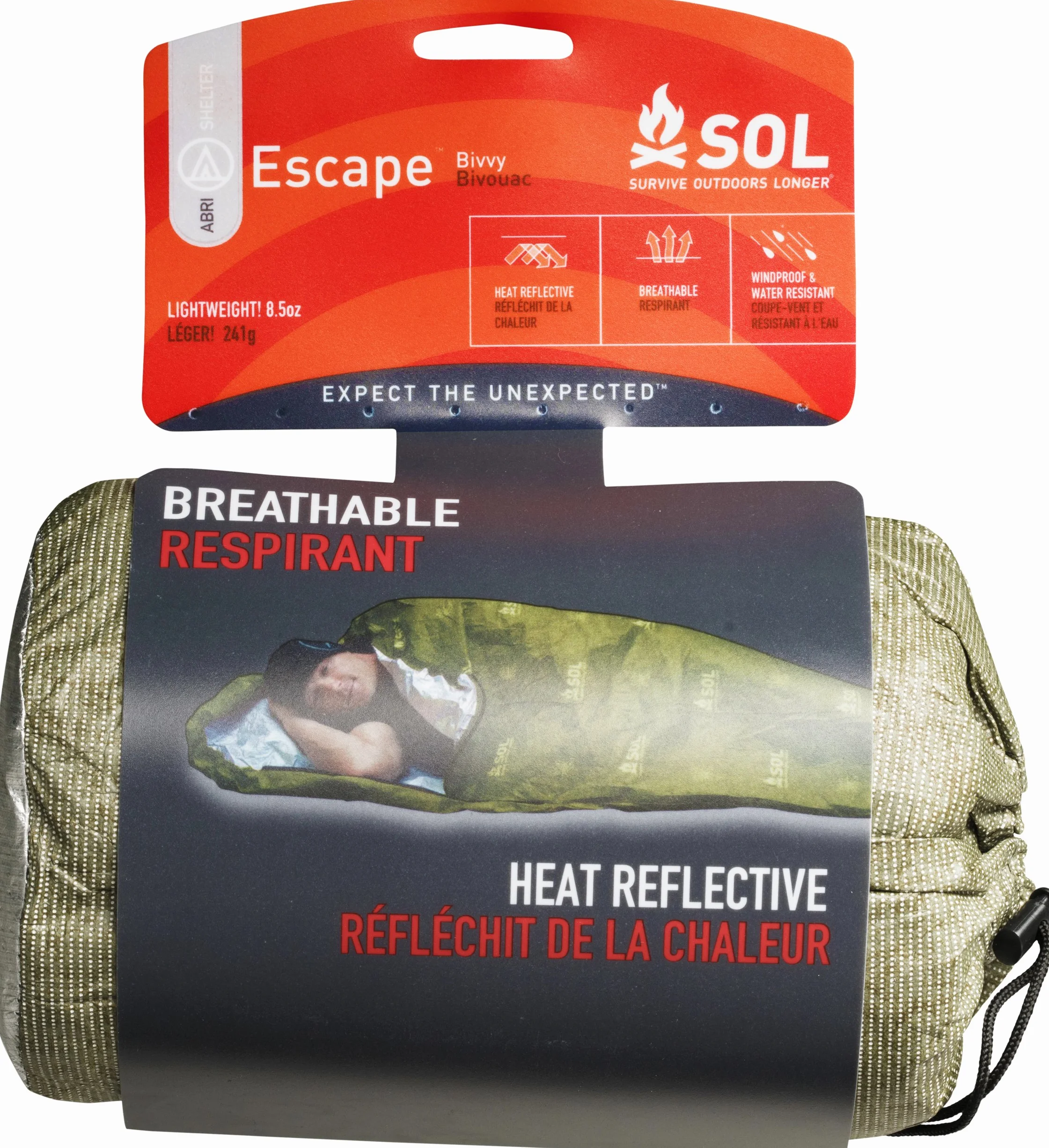 Sol Copertura Sopravvivenza Outdoors Longer Escape Bivvy