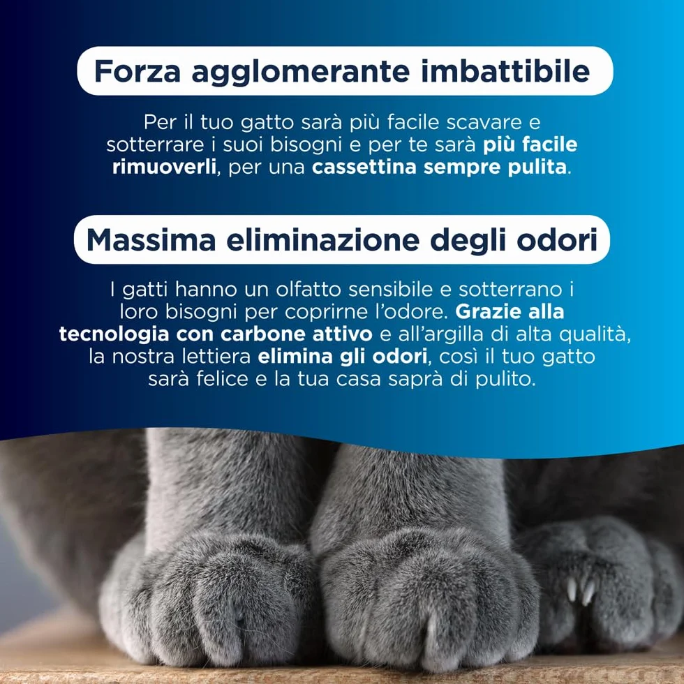 Ever Clean Lettiera Agglomerante Extra Forte Ever Clean, 10 Litri, Profumata - 9000 g